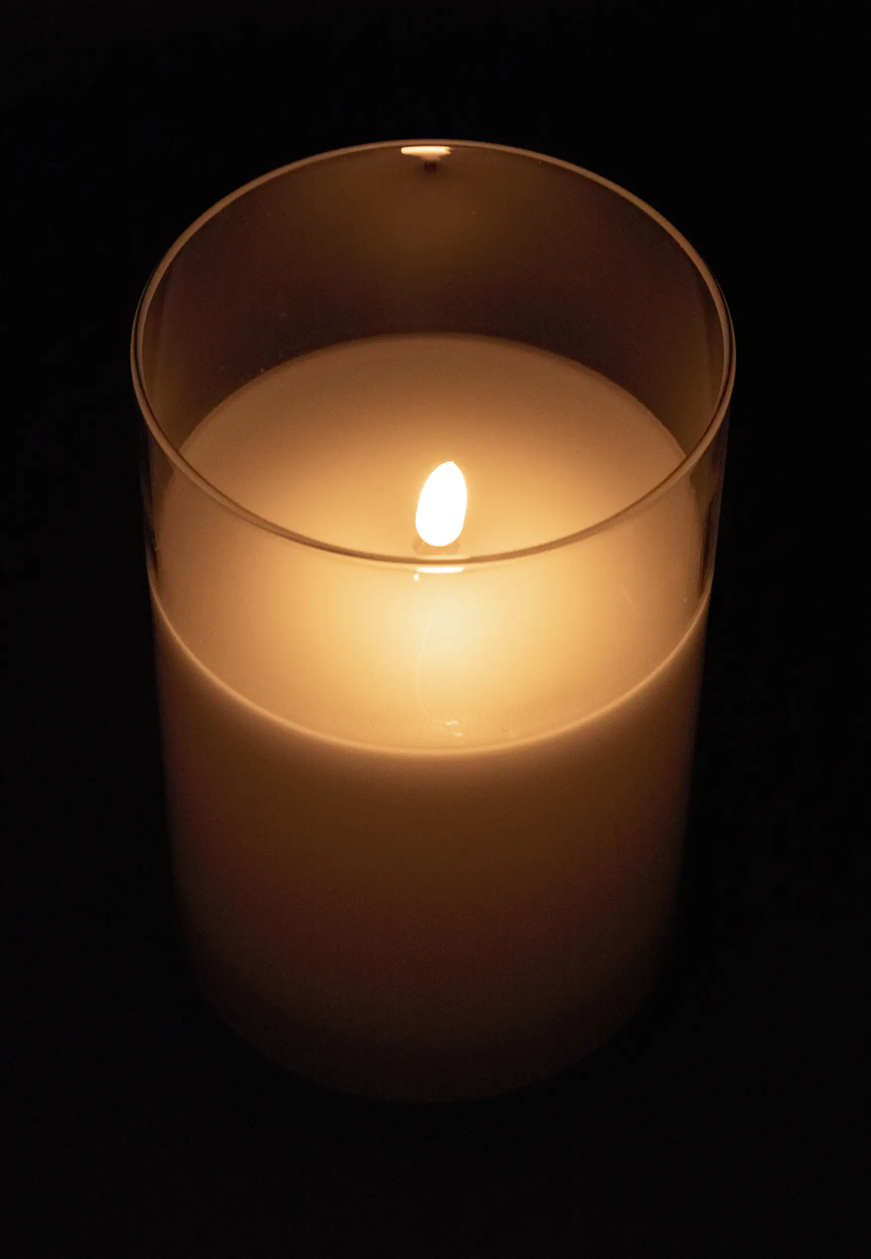 8720093715590_02 Kaemingk LED Kerze Wachs Indoor 15 cm klar