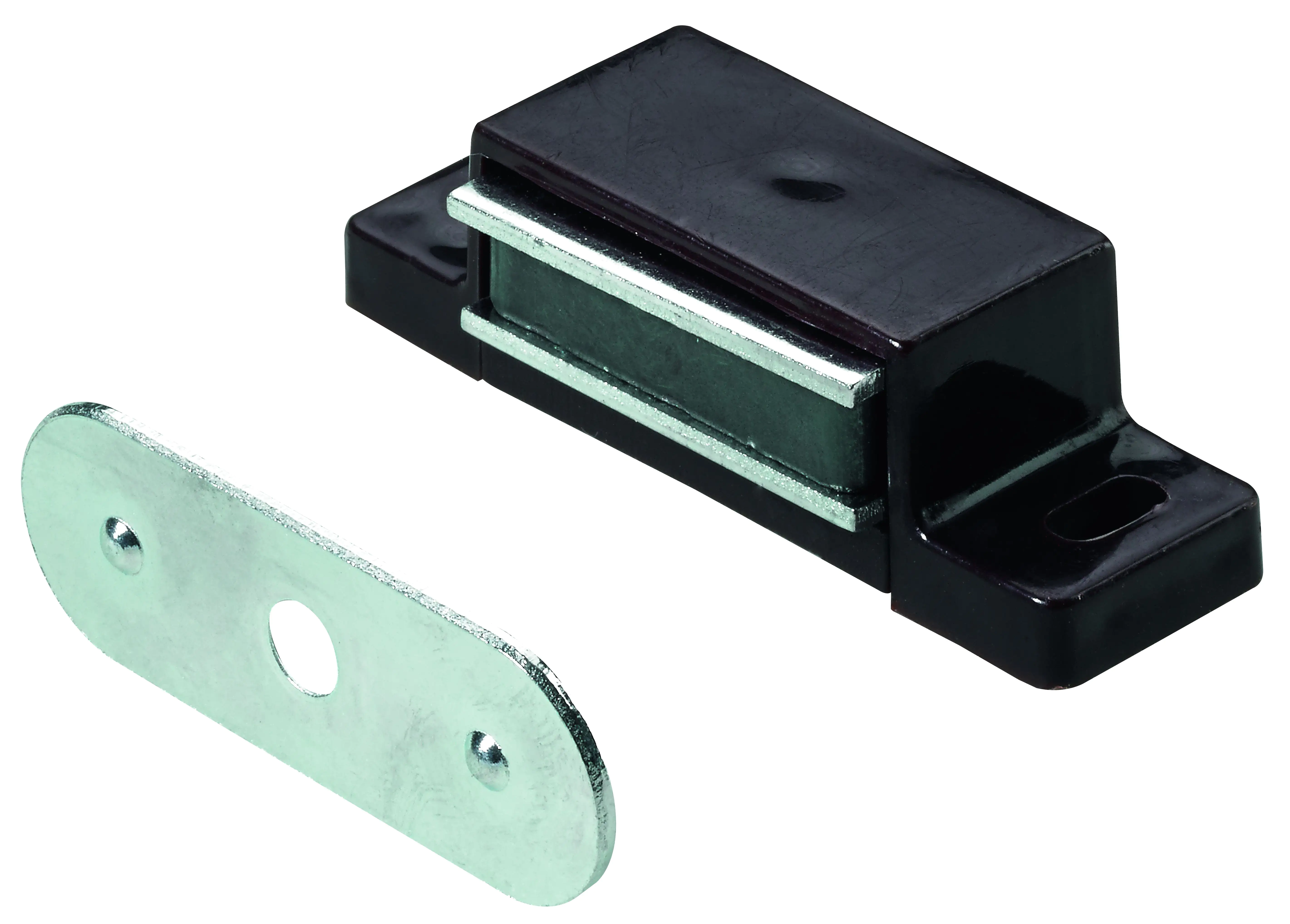 Hettich Magnetschnäpper Stahl/Kunststoff, braun, 3-4 kg, 1 Stück