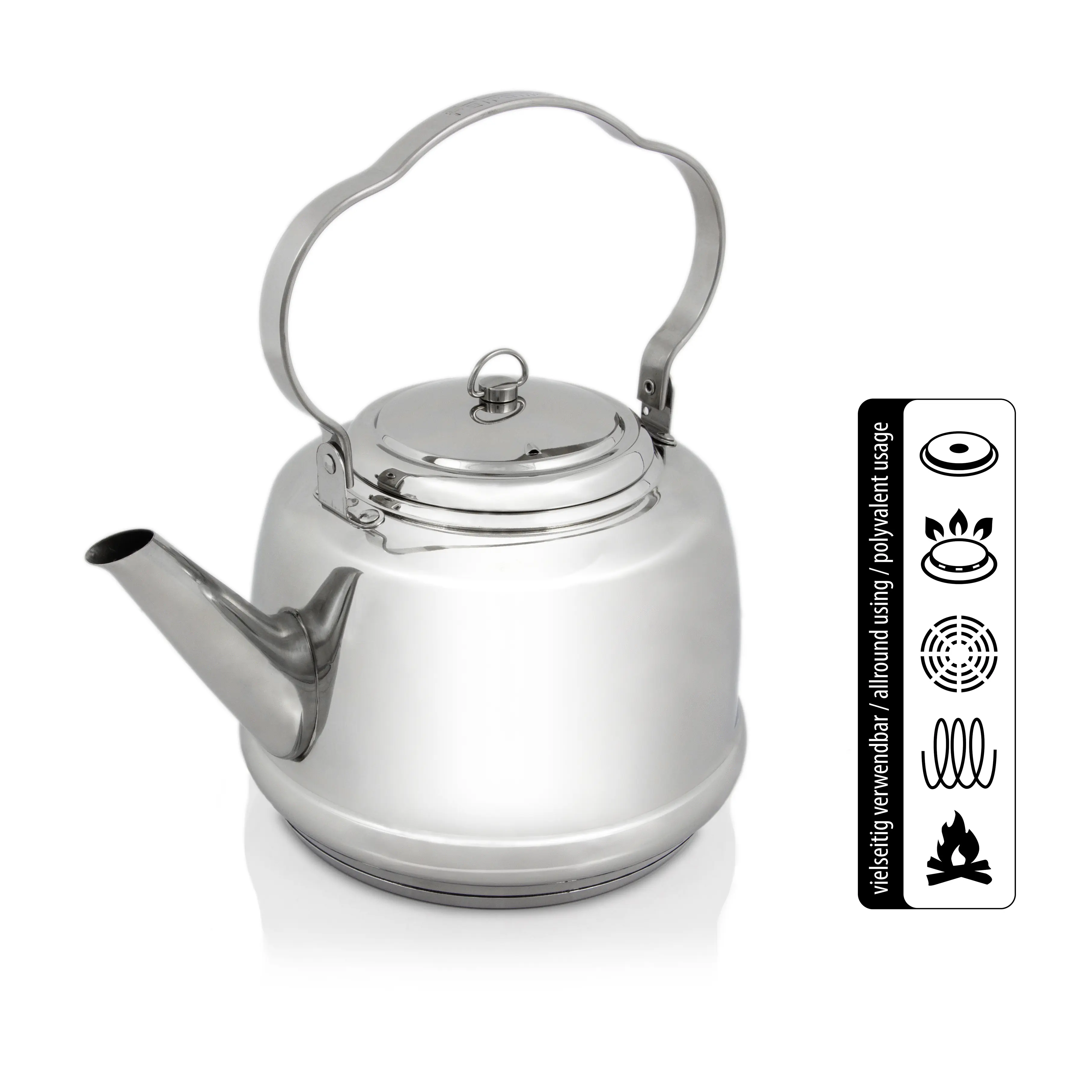 Petromax Teekessel aus Edelstahl 3 L