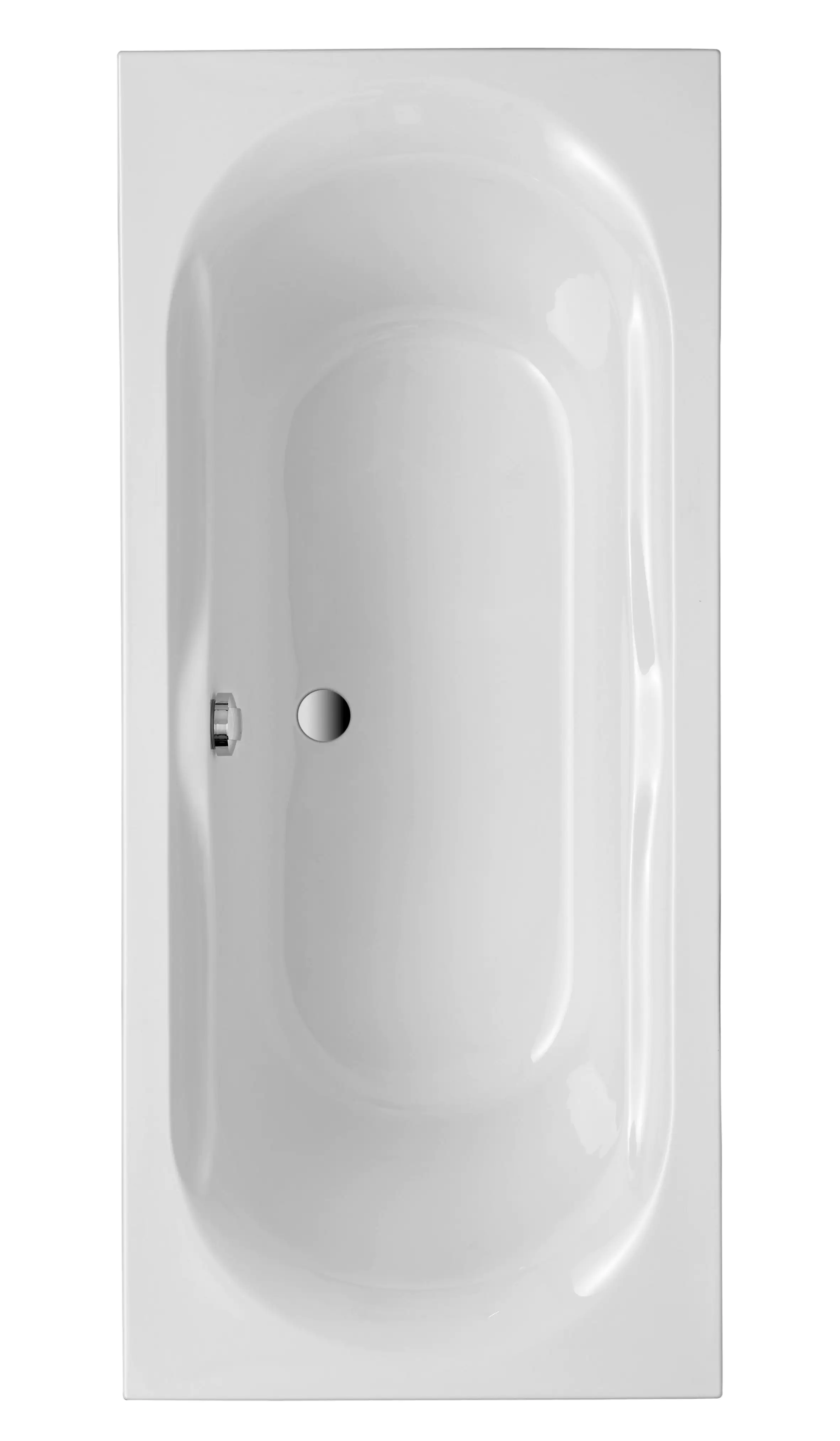 Ottofond Badewanne Madera 180 x 80 cm, weiß