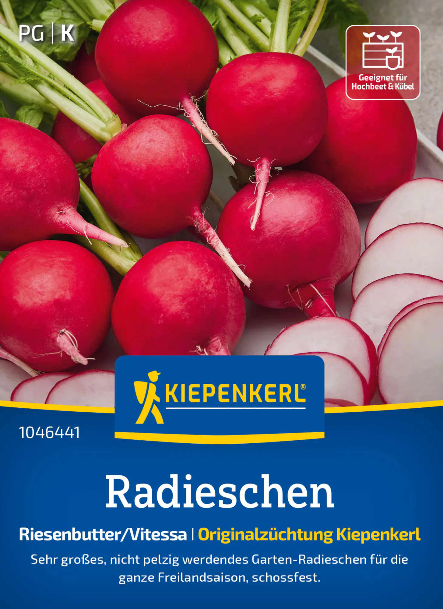 Kiepenkerl Saatgut Radieschen Riesenbutter/Vitessa für ca. 1 – 1,8 m²
