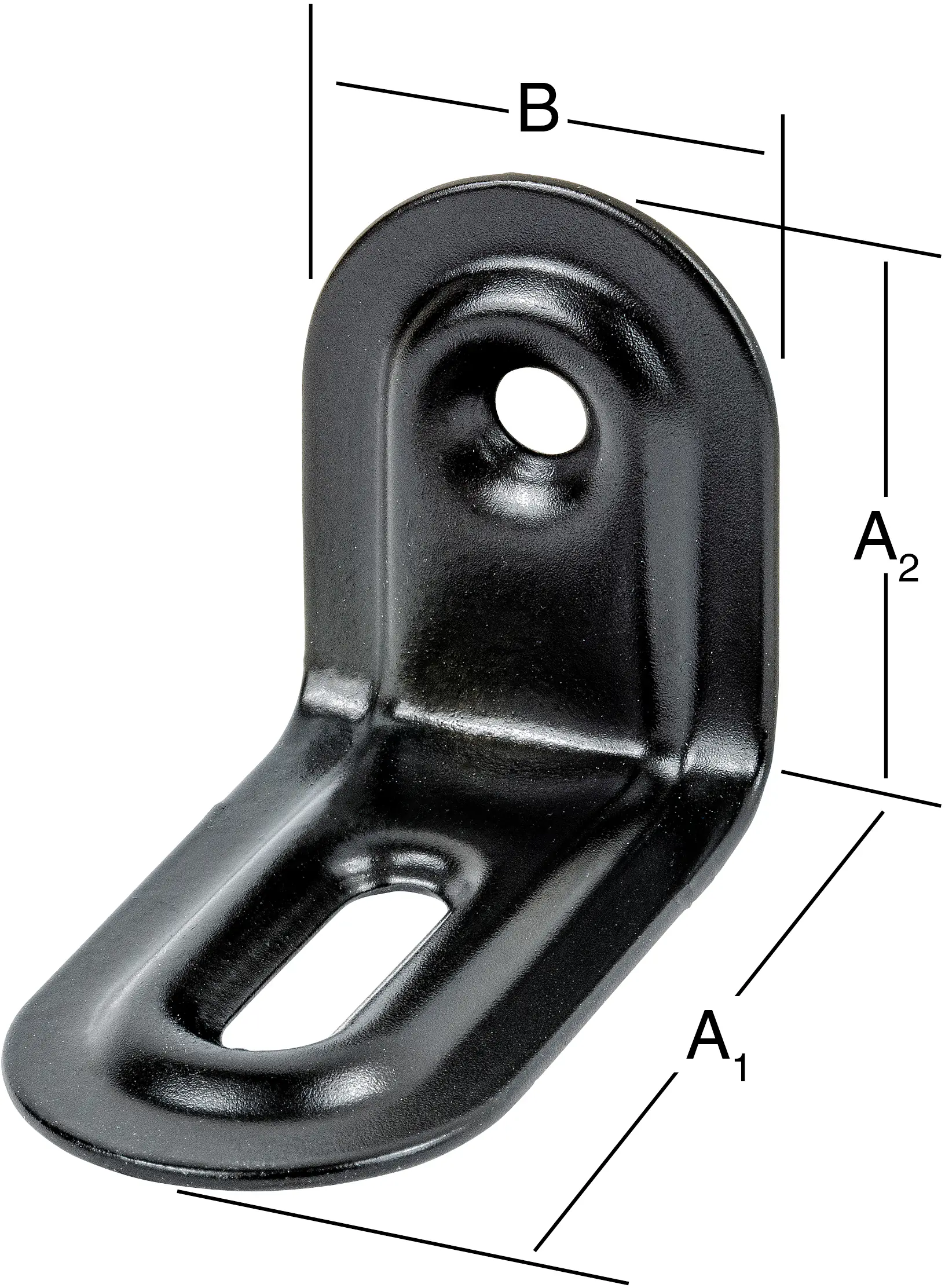 Vormann Verstellwinkel 39 x 28 x 22 mm Stahl schwarz