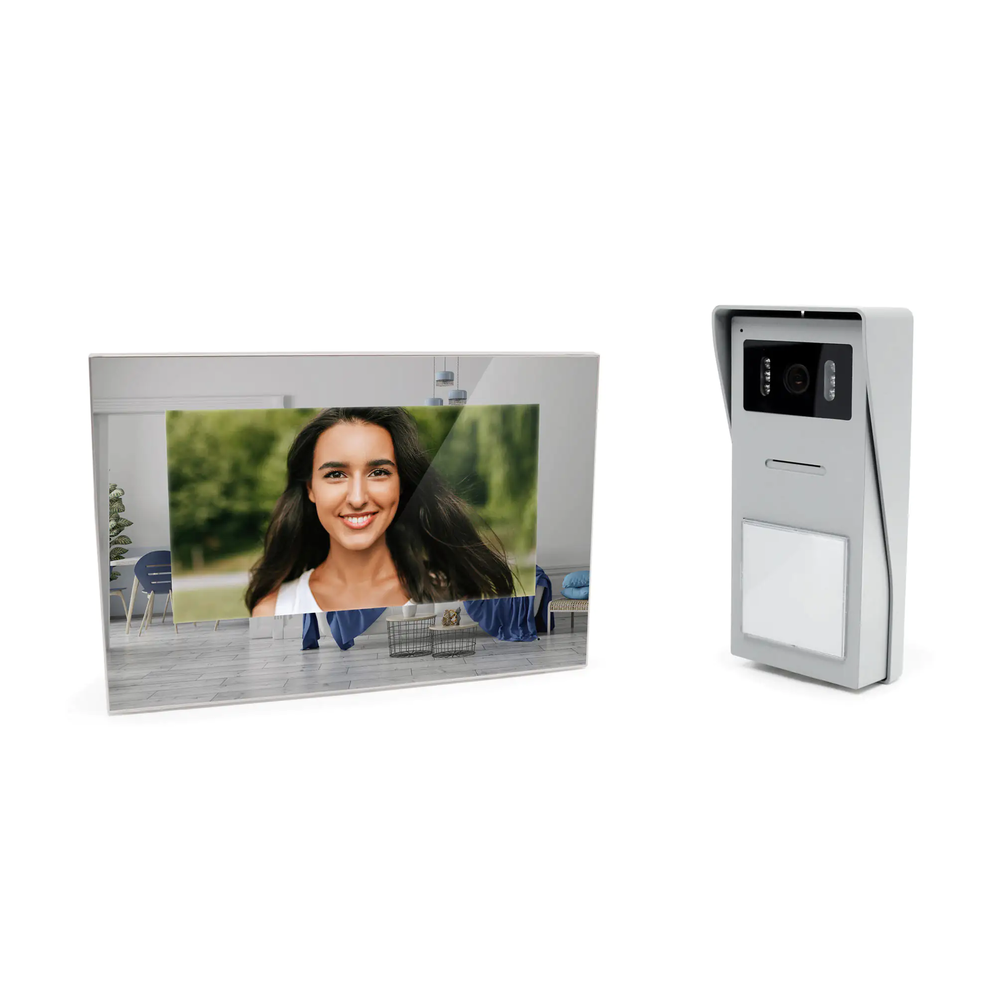 Avidsen Video Türsprechanlage 7-Zoll Yiva 2+ 2-Draht-Technik, Türöffner Avidsen Video Türsprechanlage 7-Zoll Yiva 2+ 2-Draht-Technik, Türöffner