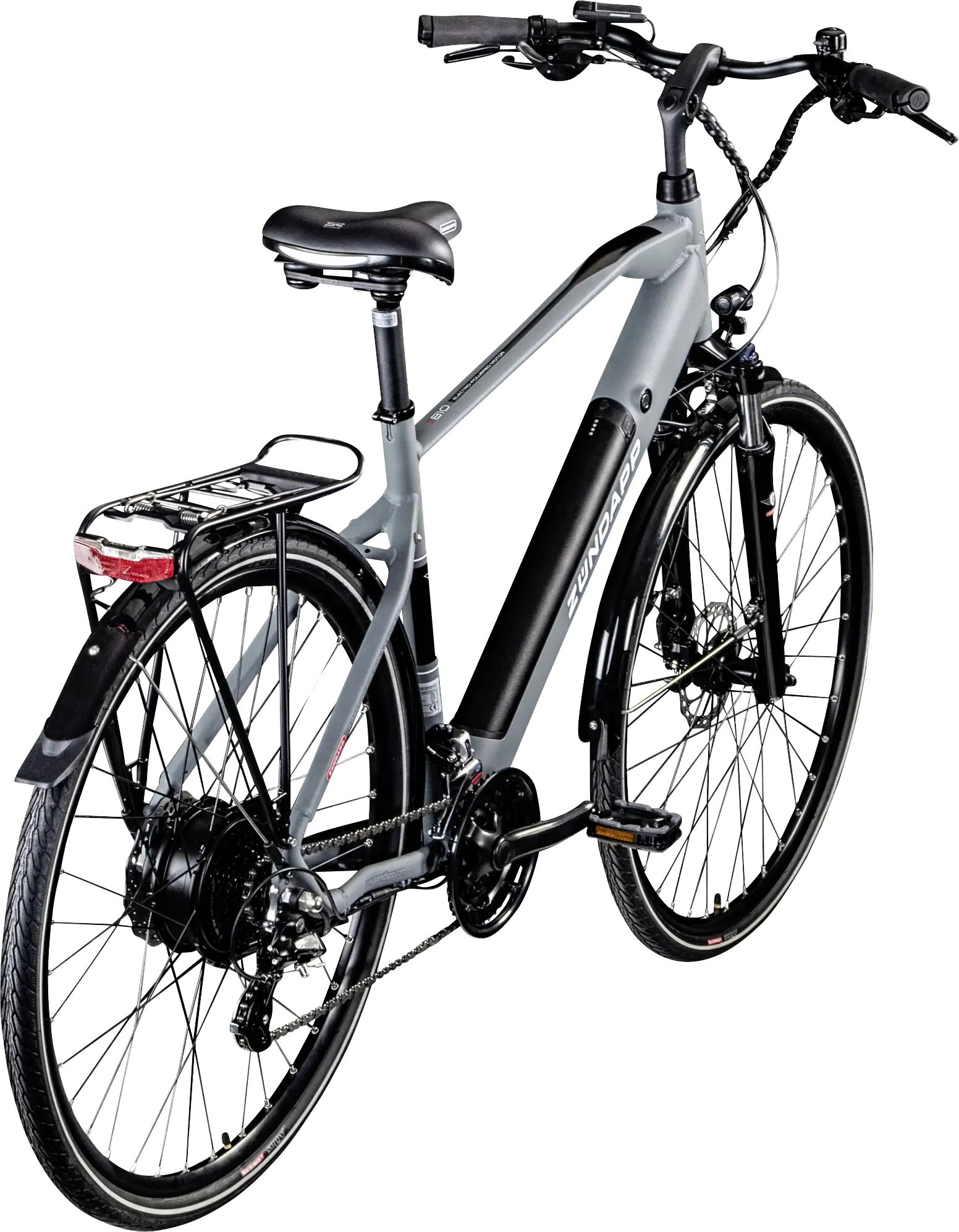 Zündapp E-Bike Trekking Z810 Herren 28 Zoll 8-Gang 550 Wh grau