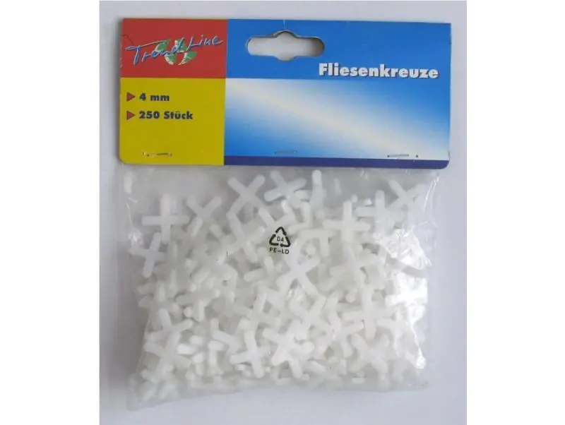 TrendLine Fliesenkreuze 250 Stück 4 mm
