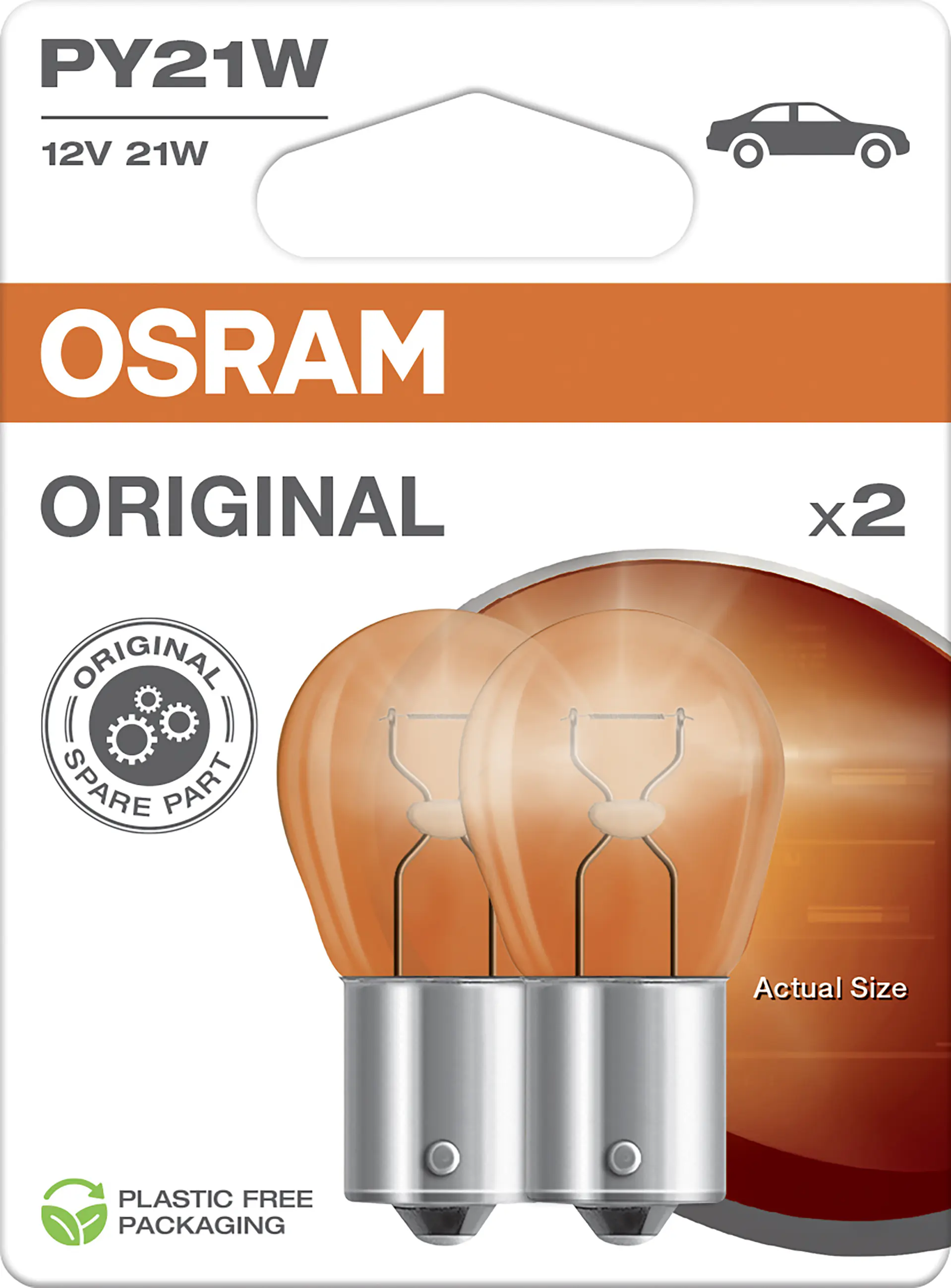 Osram Signallampe PY21W Original 2.0 2 Stück Osram Signallampe PY21W Original 2.0 2 Stück