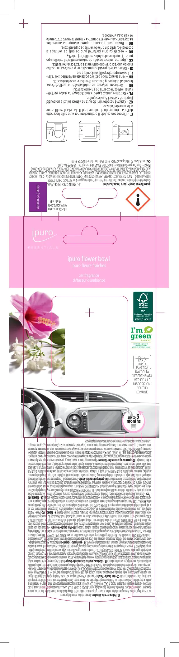 ipuro Essentials Autoduft Flower Bowl