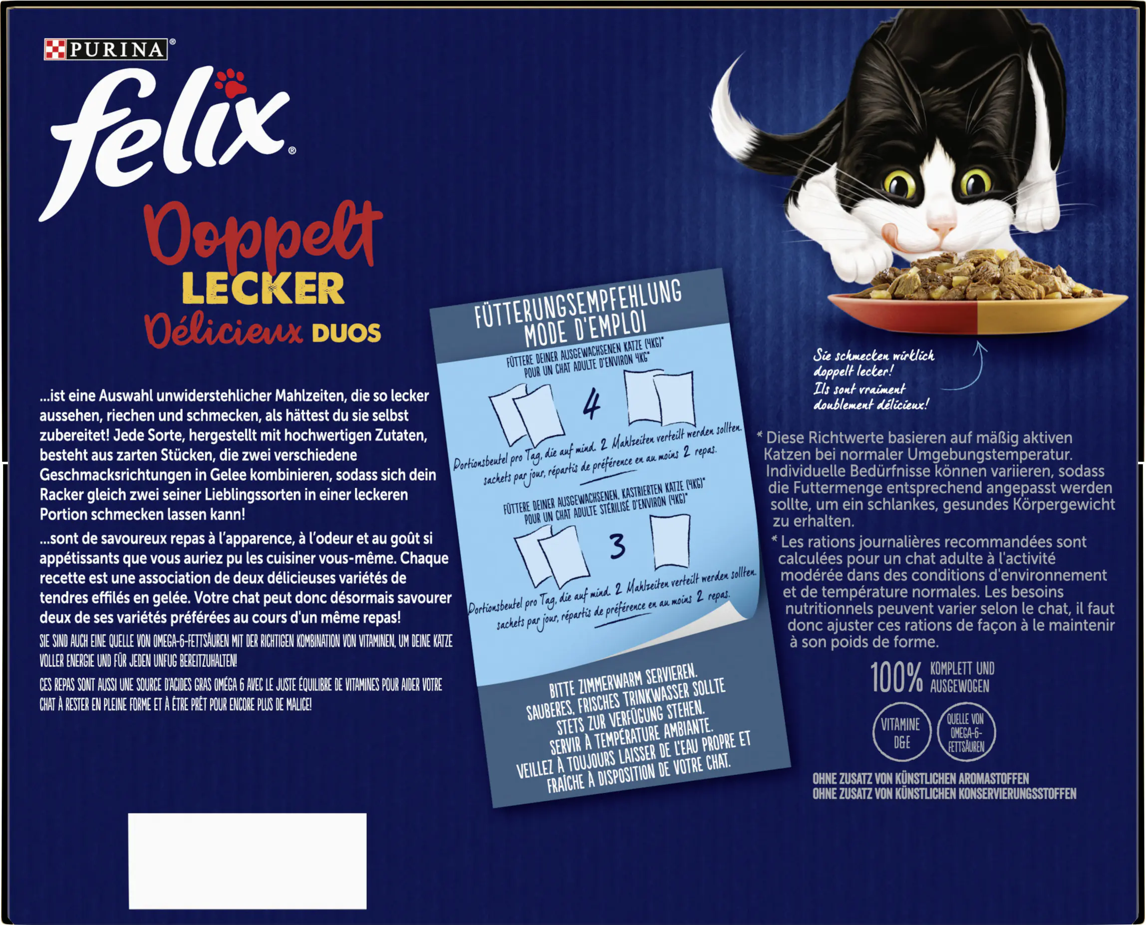 Felix So gut wie es aussieht Doppelt Lecker Fleisch 24x 85g Felix So gut wie es aussieht Doppelt Lecker Fleisch 24x 85g