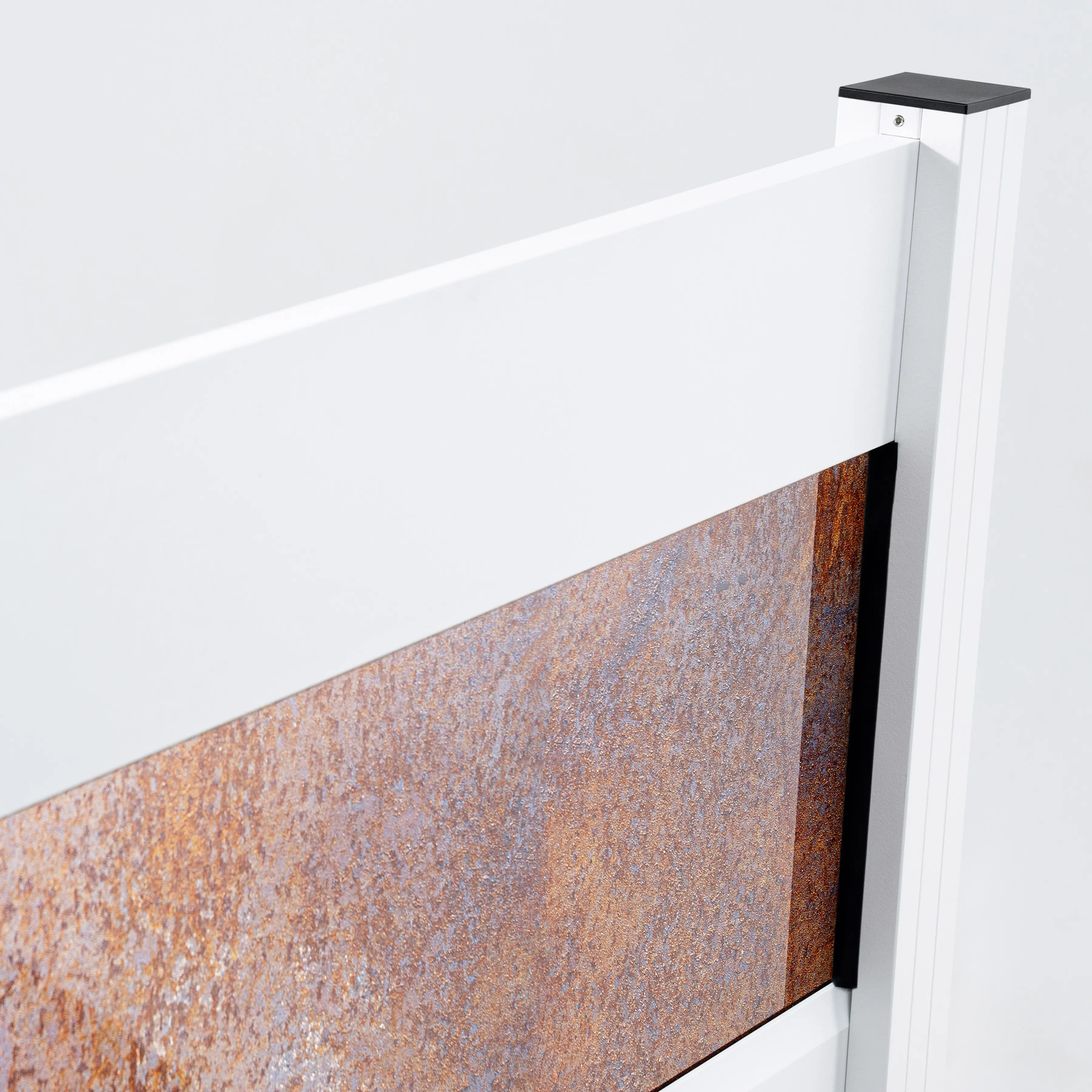 Ambiente Alu-Zaun Erweiterungsset Paneel 150 weiß 187 x 184,2 cm  