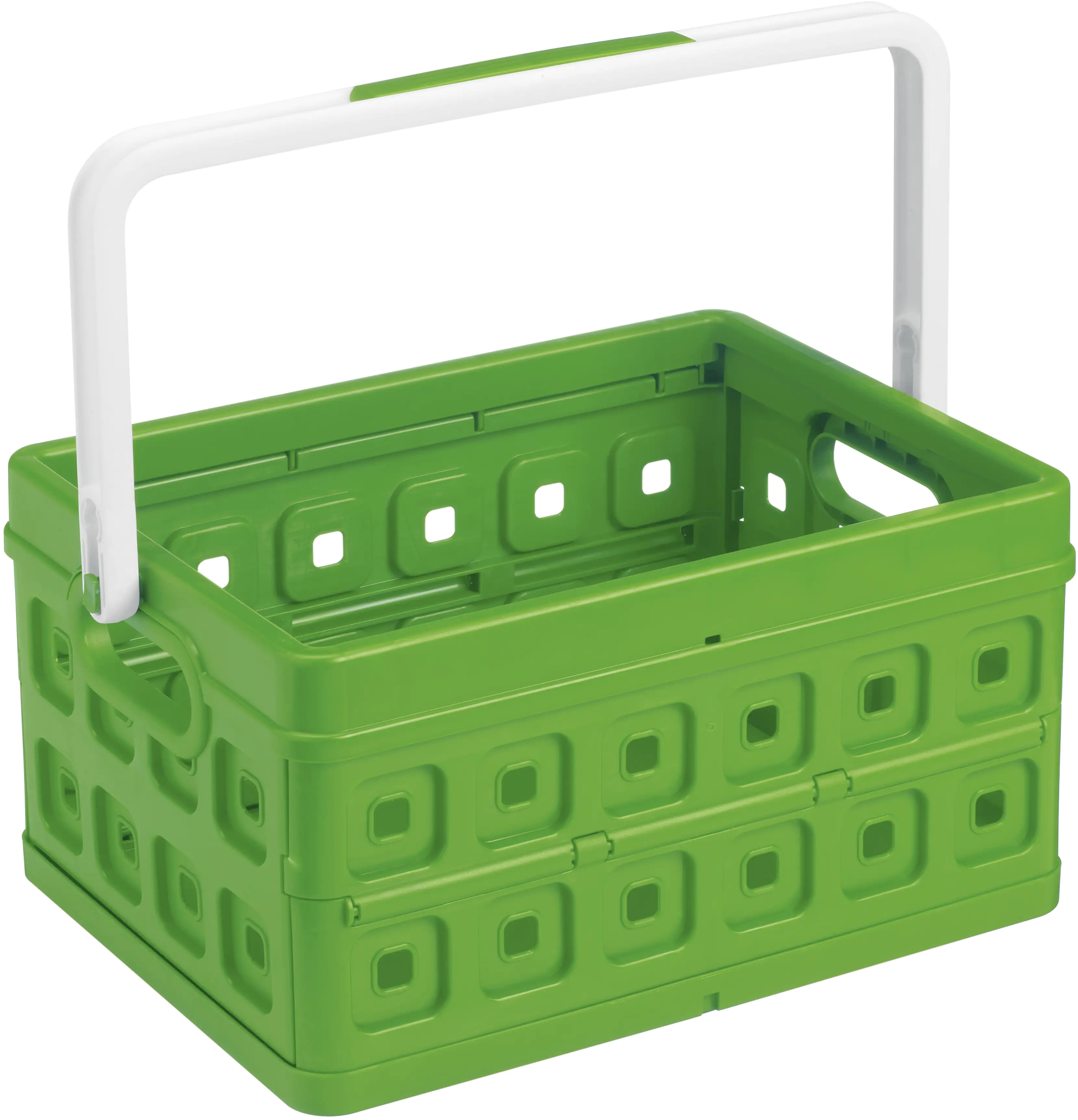 Sunware Klappbox Square 24L grün/weiß 43,5 x 31 x 21,3 cm