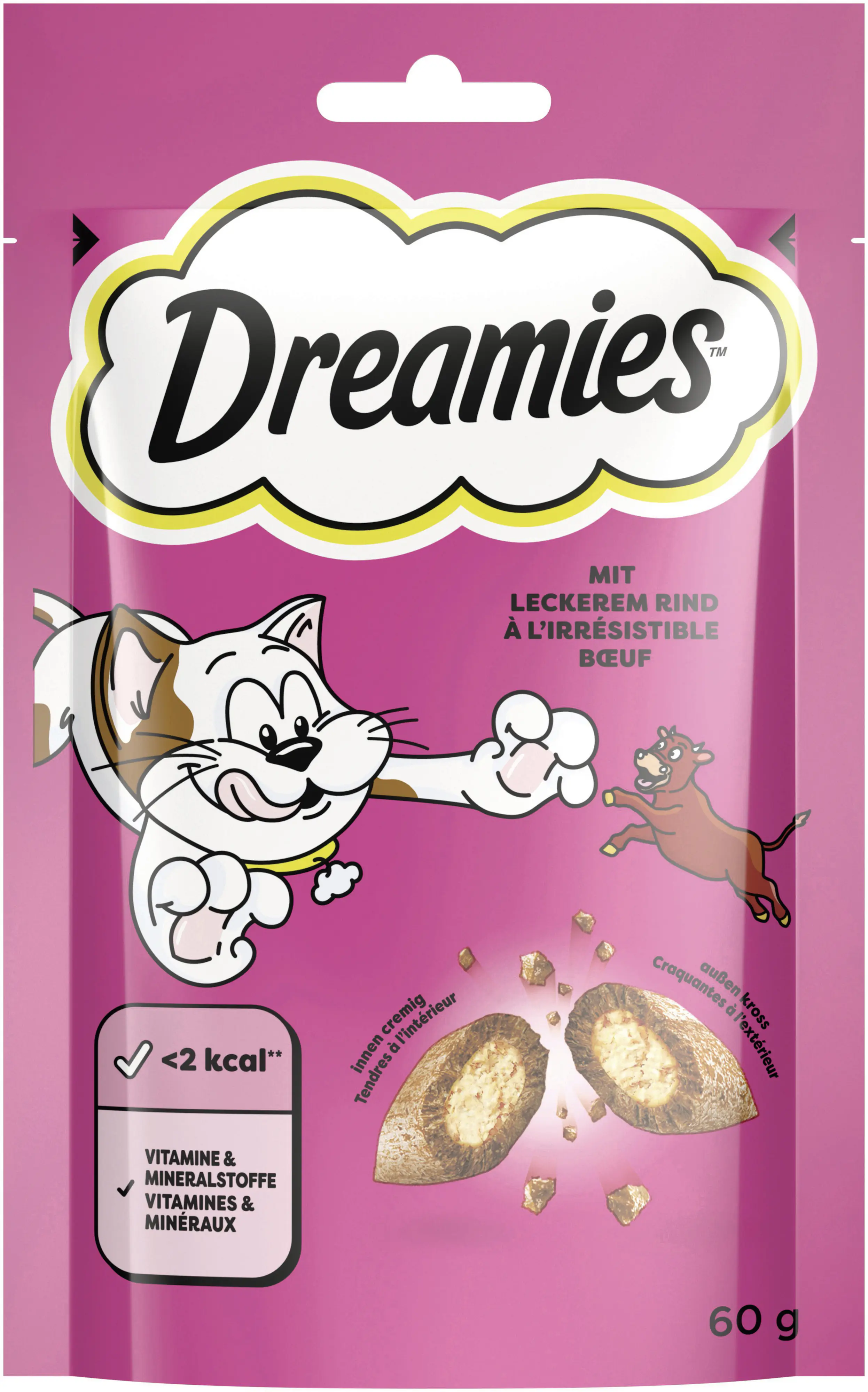 Dreamies Katzensnack Rind 60 g