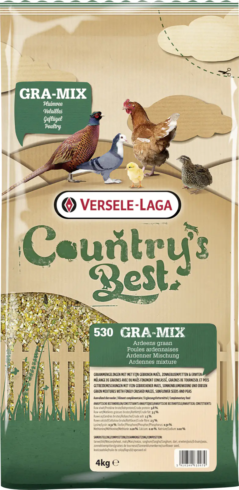 Country's Best Geflügelfuttermix Ardenner Mischung 4 kg Country's Best Geflügelfuttermix Ardenner Mischung 4 kg