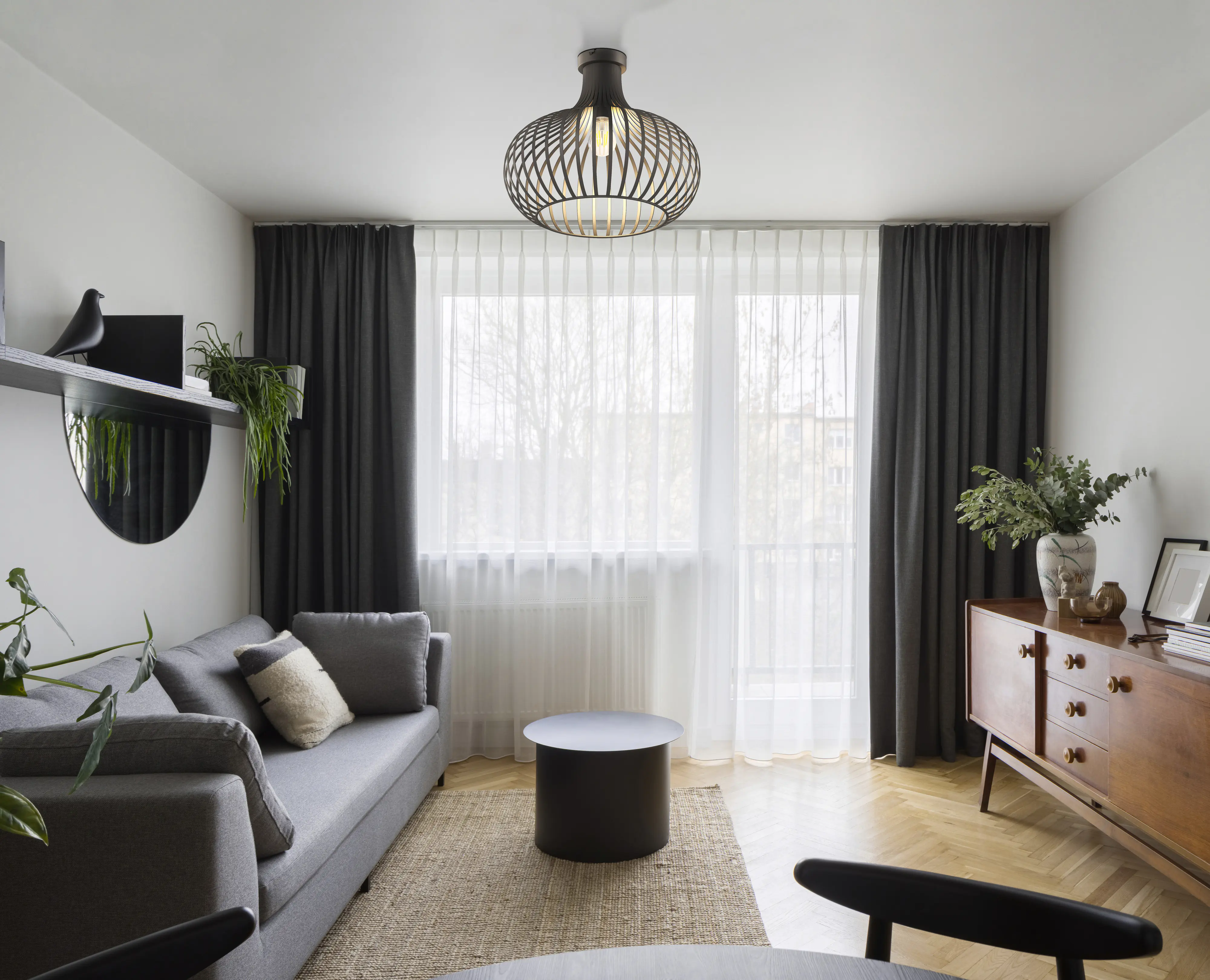 Globo Deckenleuchte Mateo Ø 40 x 35 cm Metall schwarz