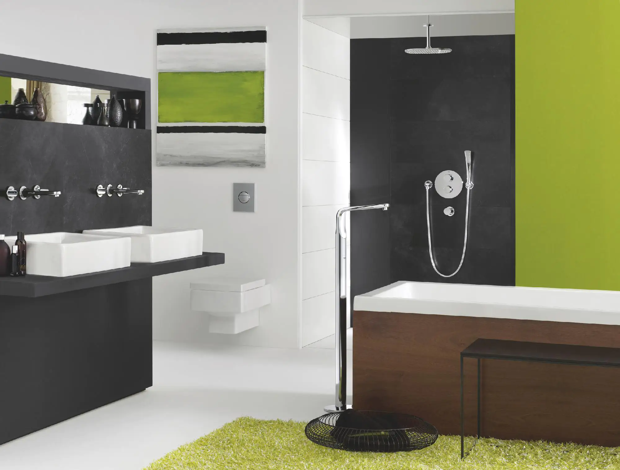 Grohe Kopfbrause Rainshower Veris 300 mit Deckenauslass, verchromt Grohe Kopfbrause Rainshower Veris 300 mit Deckenauslass, verchromt