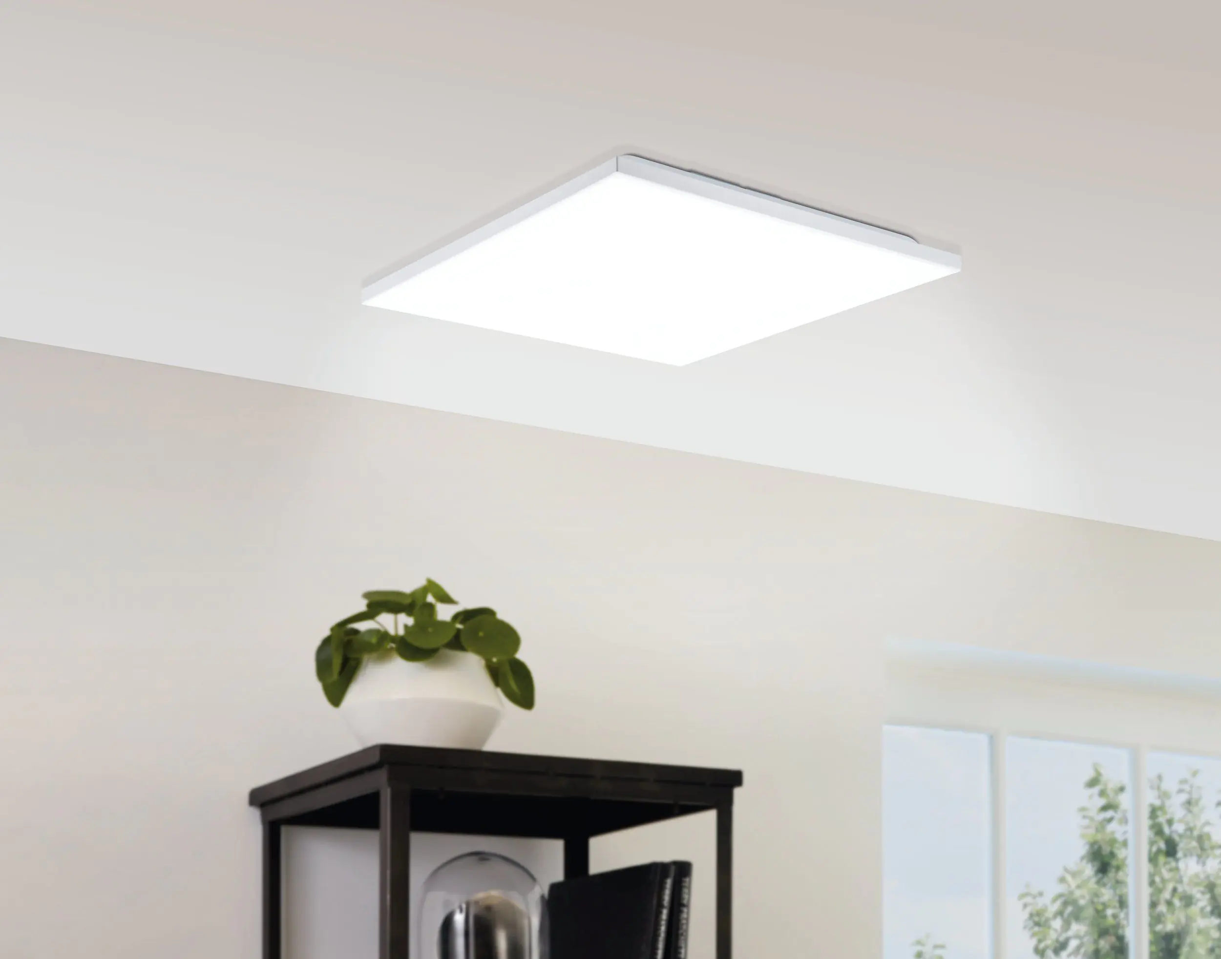 Eglo LED Deckenleuchte Calemar neutralweiß 43,7 x 43,7cm