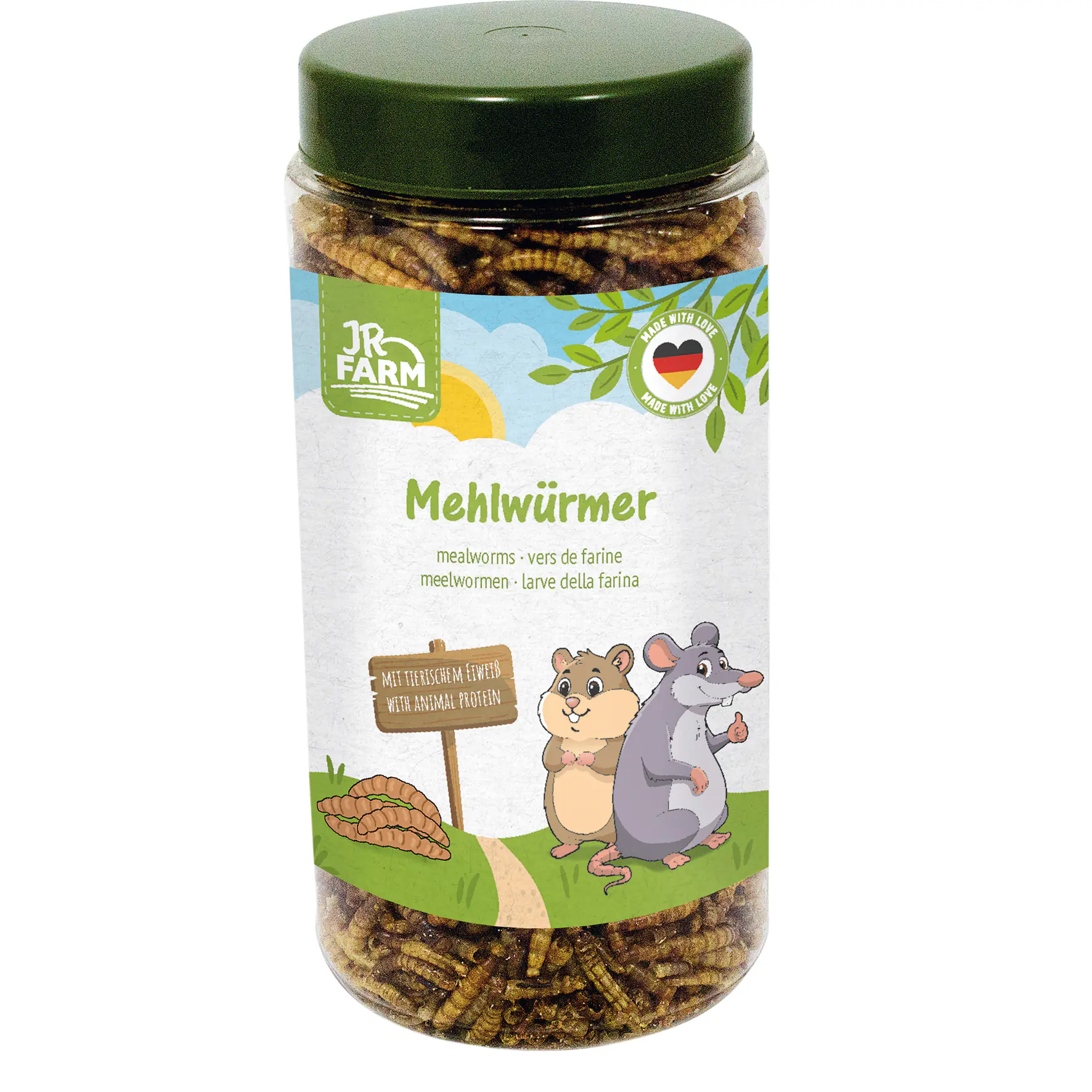 JR Farm Nagersnack 70 g Mehlwürmer