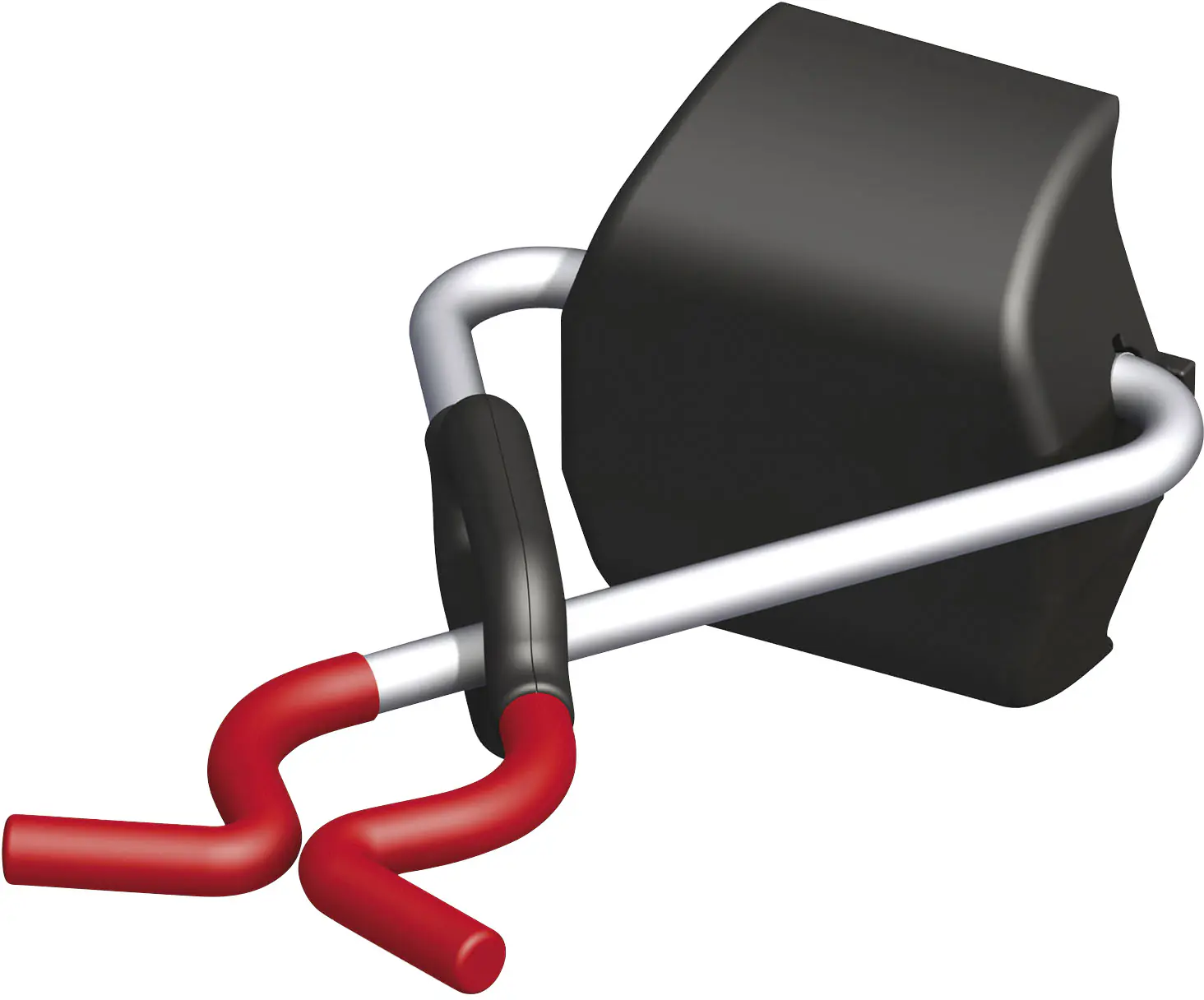 coaxis®-Gerätehalter, für coaxis®-Schiene 140 x 60 mm Stahl rot gummiert coaxis®-Gerätehalter, für coaxis®-Schiene 140 x 60 mm Stahl rot gummiert