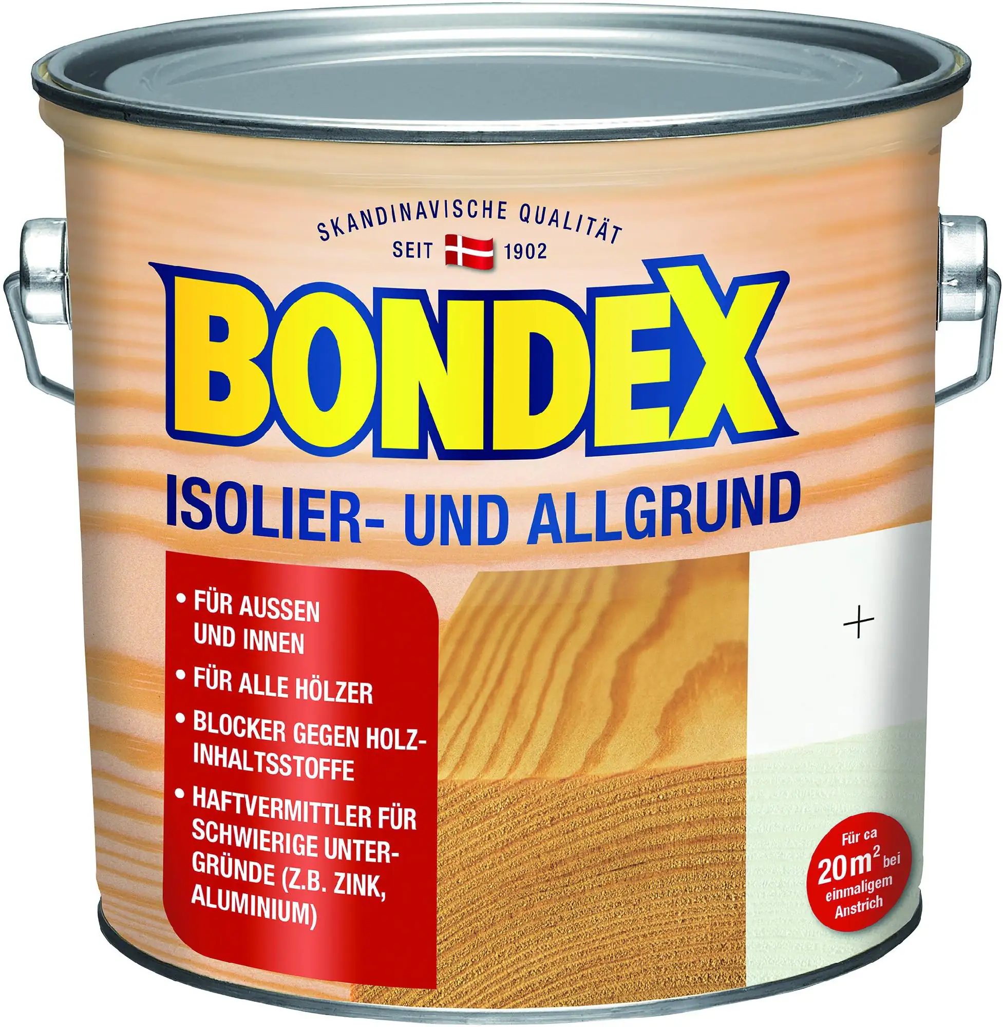 Bondex Isolier- und Allgrund 2,5 L weiß Bondex Isolier- und Allgrund 2,5 L weiß