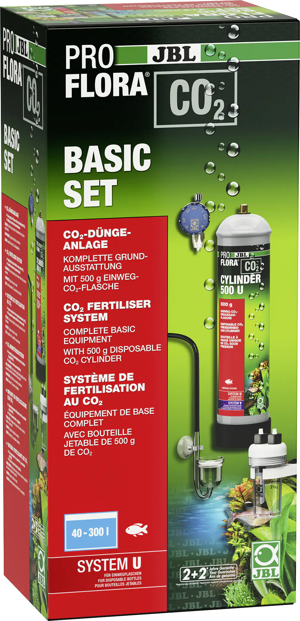 JBL Proflora CO2-Düngeanlage Basic Set U + Basis-Komplettset
