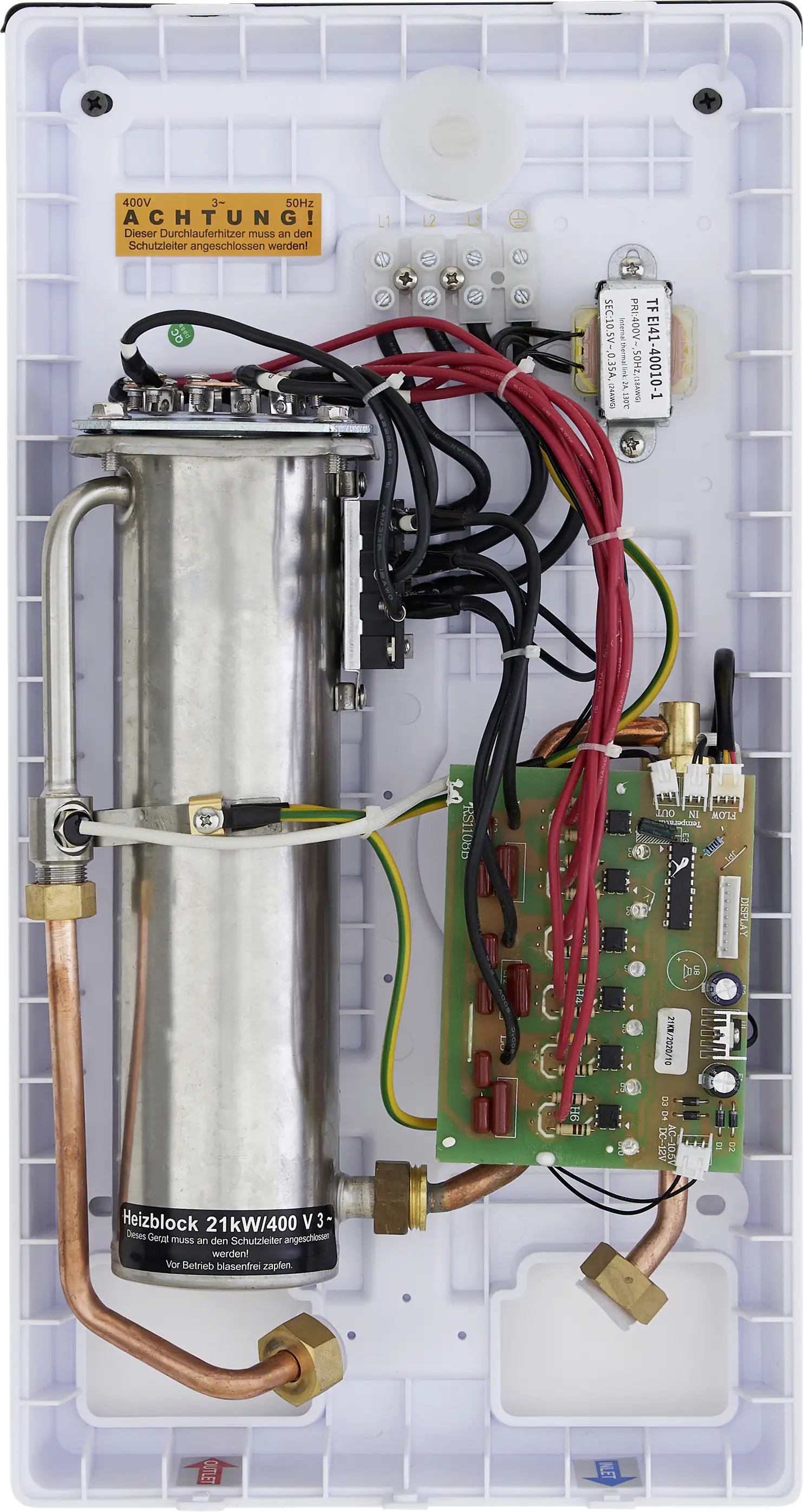 Thermoflow Durchlauferhitzer ELEX 21 kW elektronisch Thermoflow Durchlauferhitzer ELEX 21 kW elektronisch