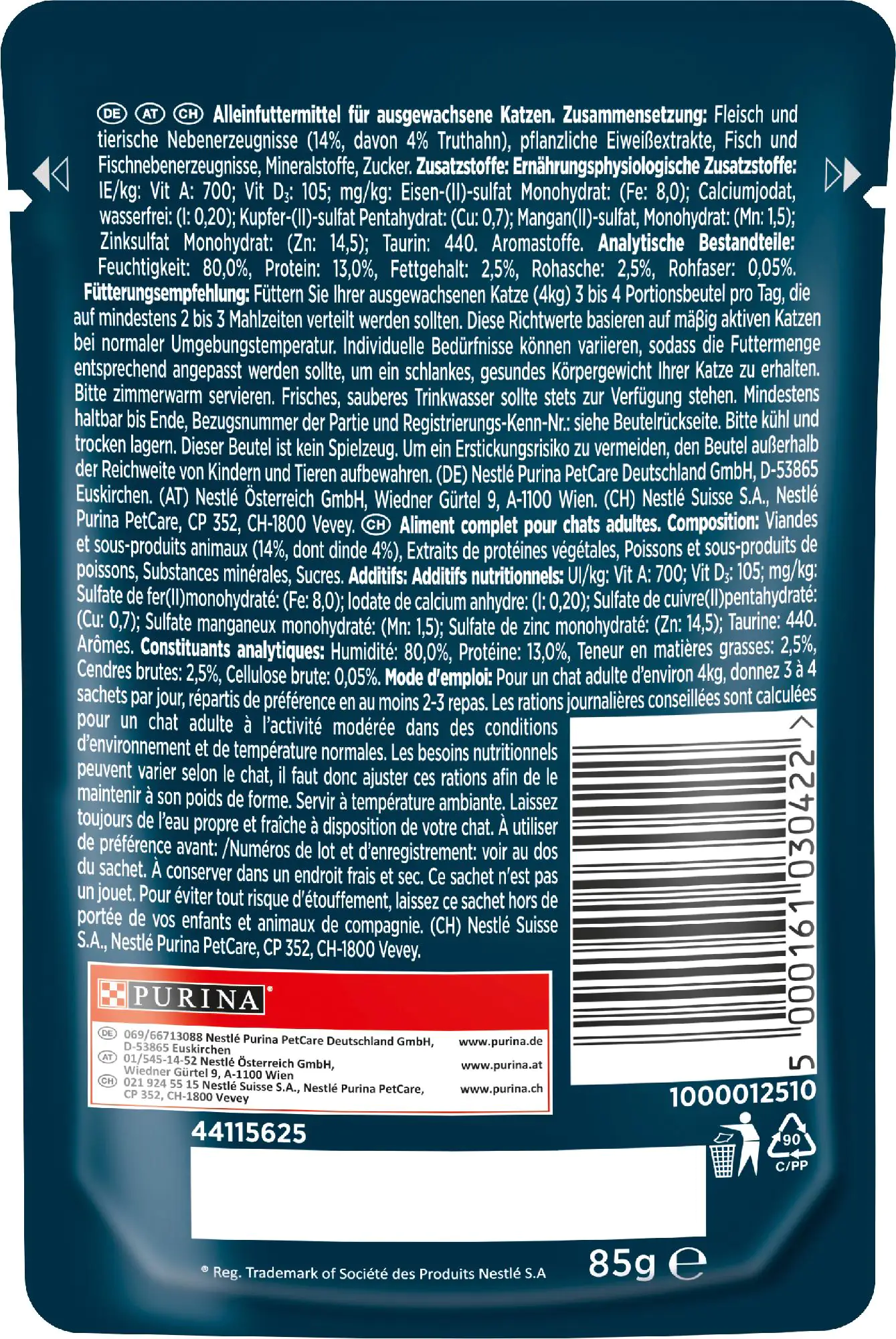 Gourmet Perle Erlesene Streifen mit Truthahn 85 g Gourmet Perle Erlesene Streifen mit Truthahn 85 g