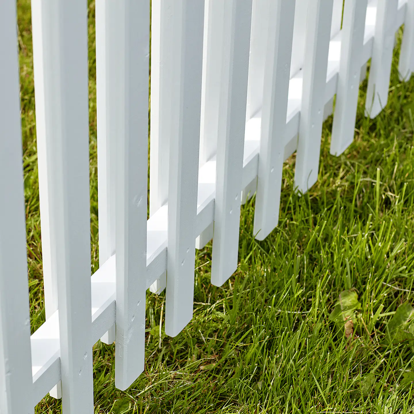 Plus Zaun Nagano 180 x 180 cm RAL 9010 Weiß
