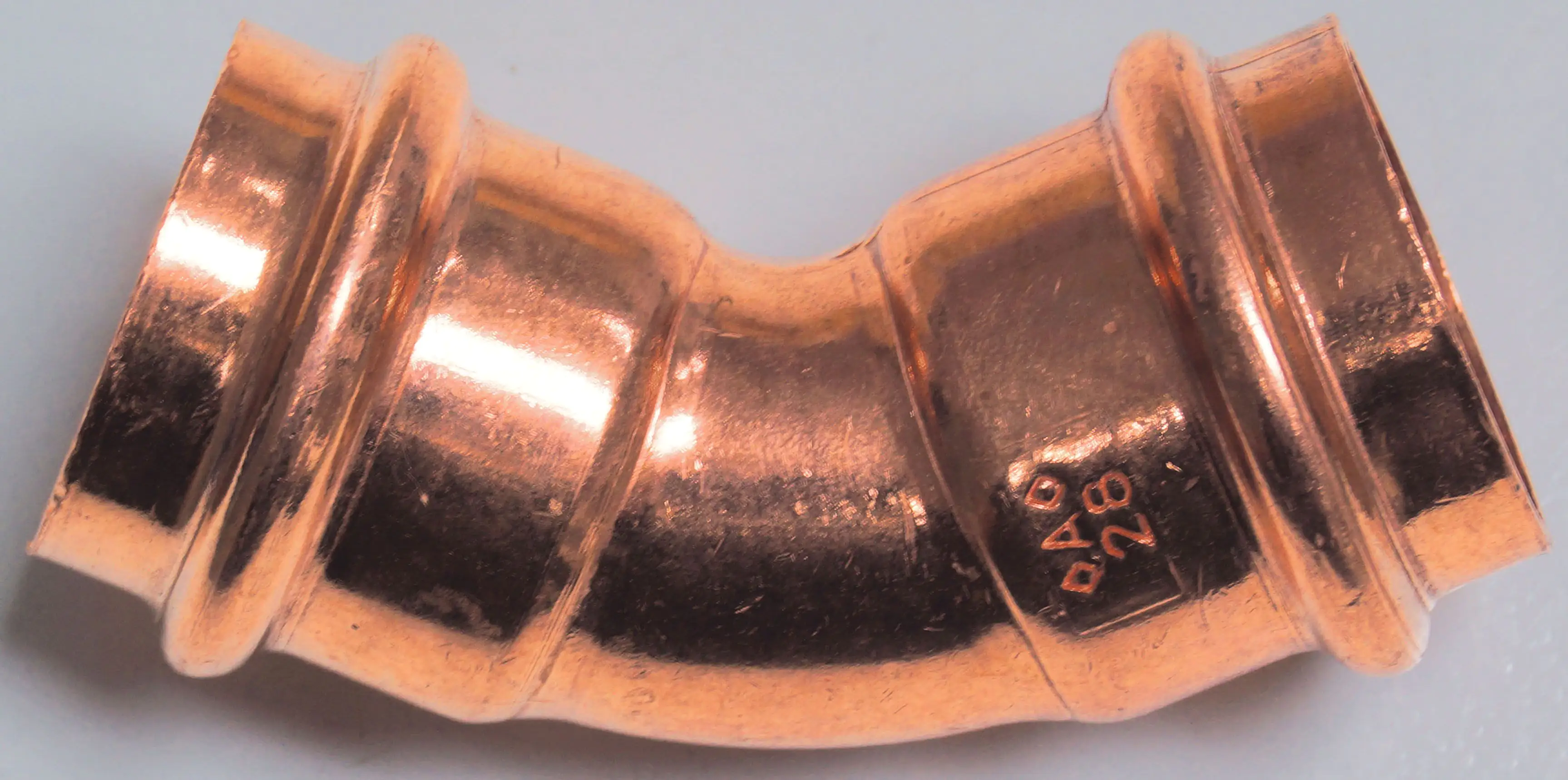 Cornat Press Bogen 45° Kupfer, ø 28 mm