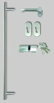 Meeth Haustürstoßgriff-Set abgerundet Edelstahl ES23 - 6,8 x 3 cm Meeth Haustürstoßgriff-Set abgerundet Edelstahl ES23 - 6,8 x 3 cm