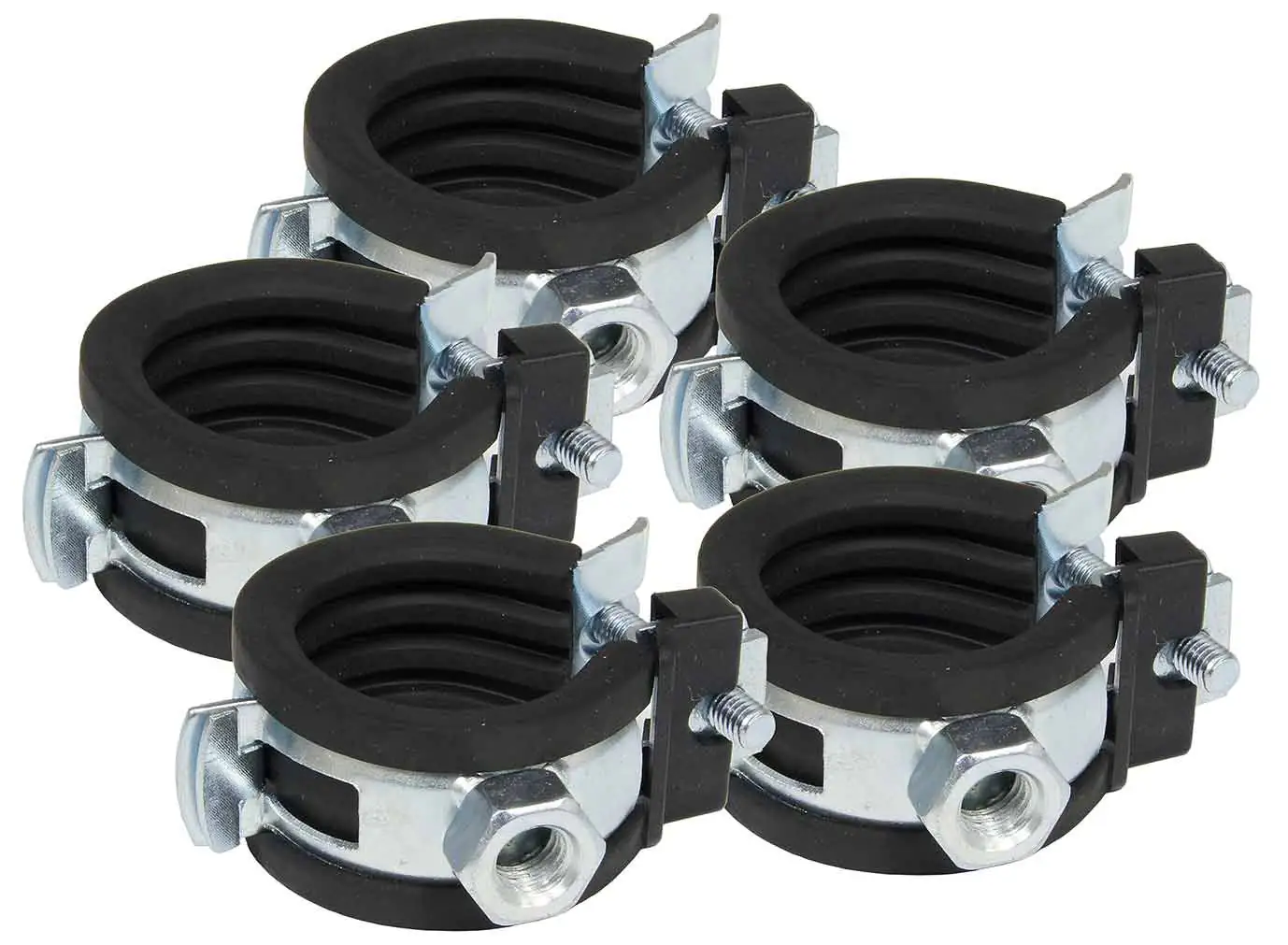 Cornat Rohrschellen mit Schallschutzeinlage Stahl/Gummi, verzinkt, ø 28 mm, 3/4", 5 Stück