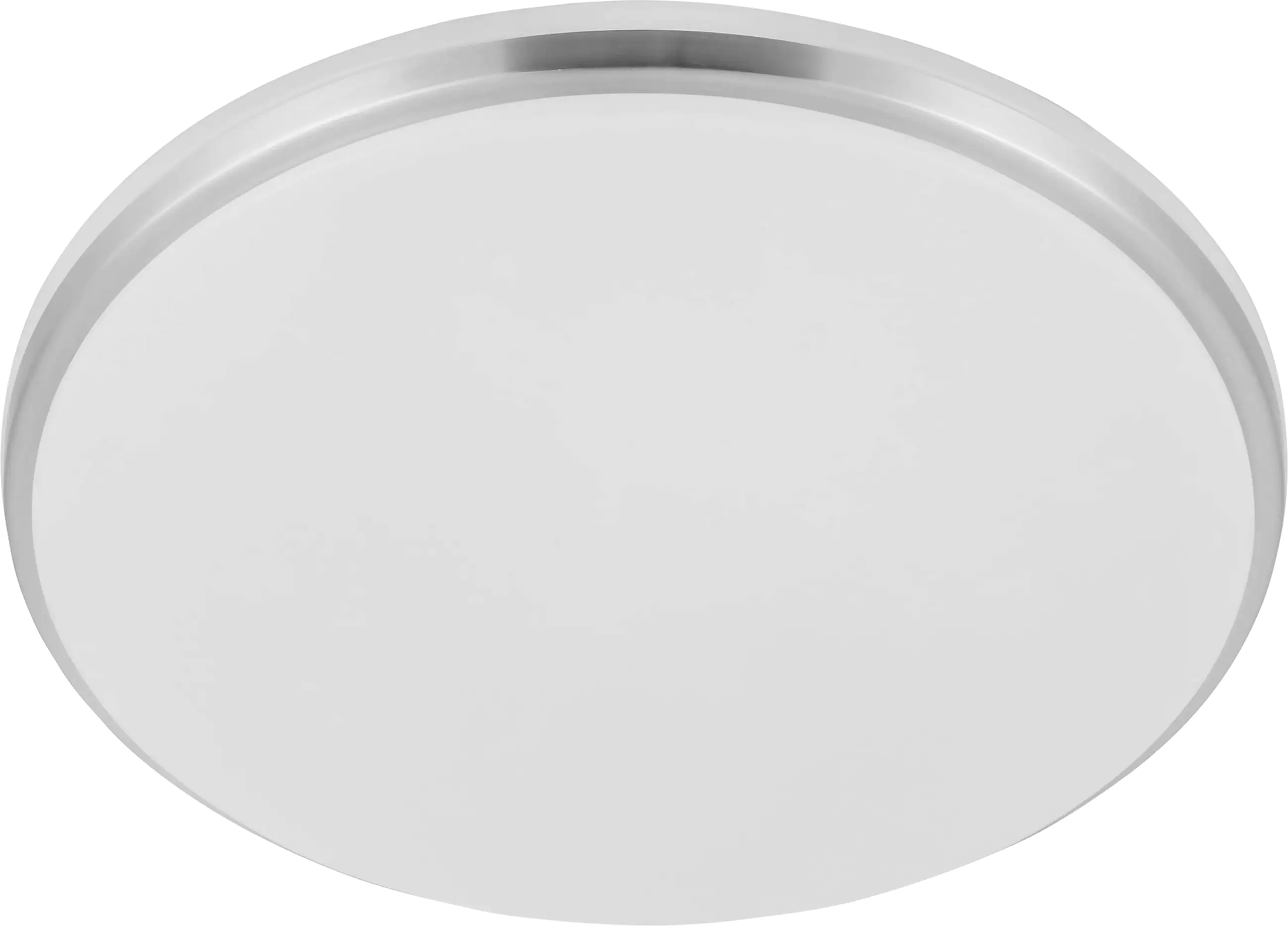 Eglo LED Deckenleuchte Margidore nickel matt weiß Ø 34 cm TW IP54