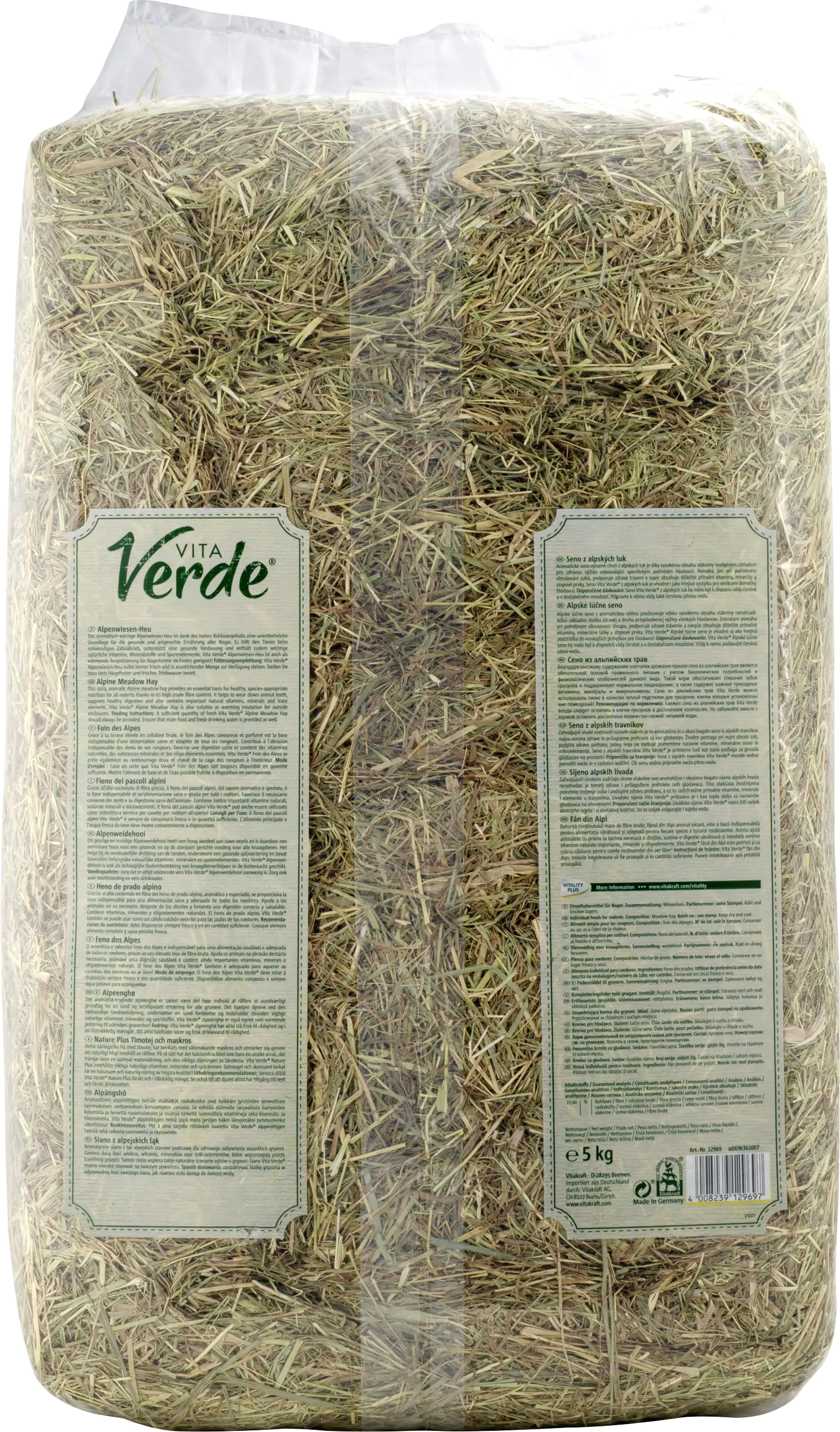 Vitakraft Vita Verde® Alpenwiesen-Heu 5 kg Vitakraft Vita Verde® Alpenwiesen-Heu 5 kg