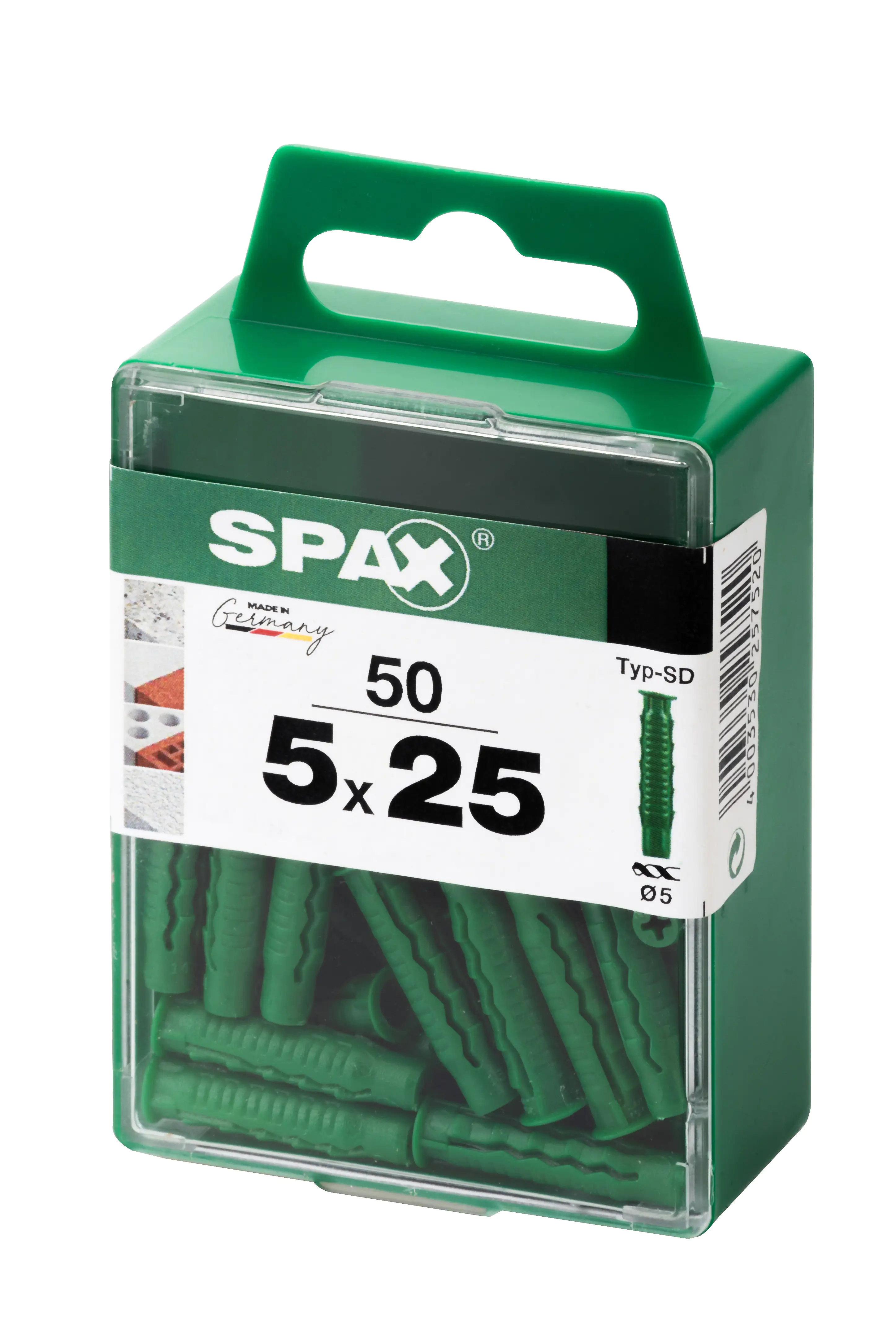 Spax Spreizdübel 5.0 x 25 mm - 50 Stück