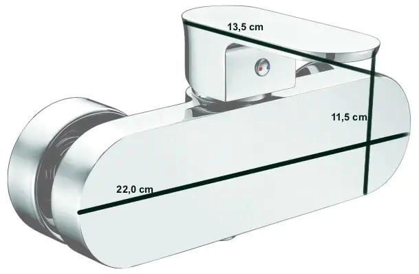 Primaster Duscharmatur Moskau verchromt Primaster Duscharmatur Moskau verchromt