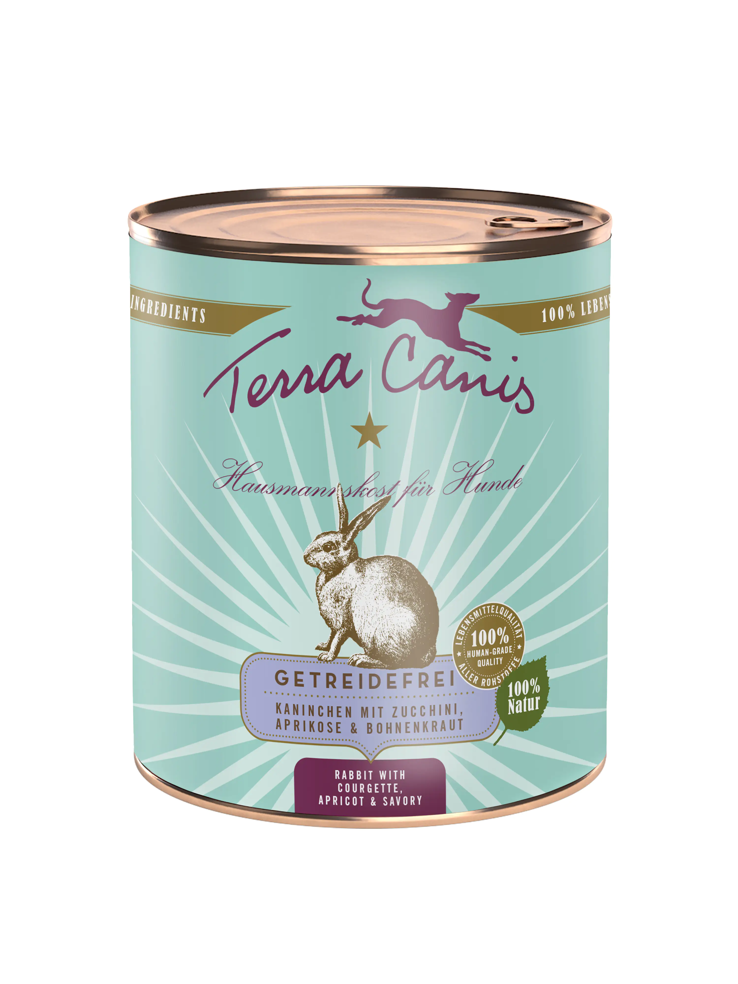 Terra Canis Getreidefrei Adult Kaninchen Zucchini Aprikose & Borretsch 800g