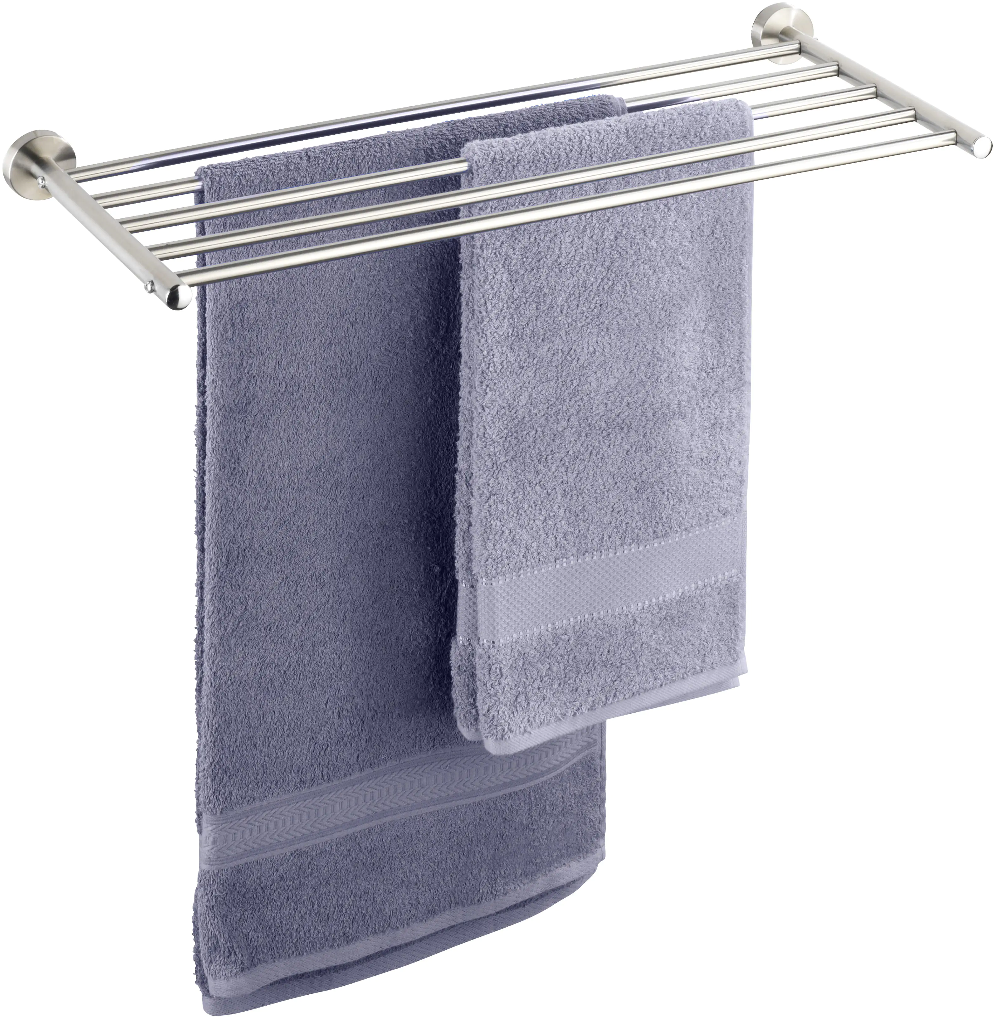 Wenko Wandregal Faella Edelstahl, silber