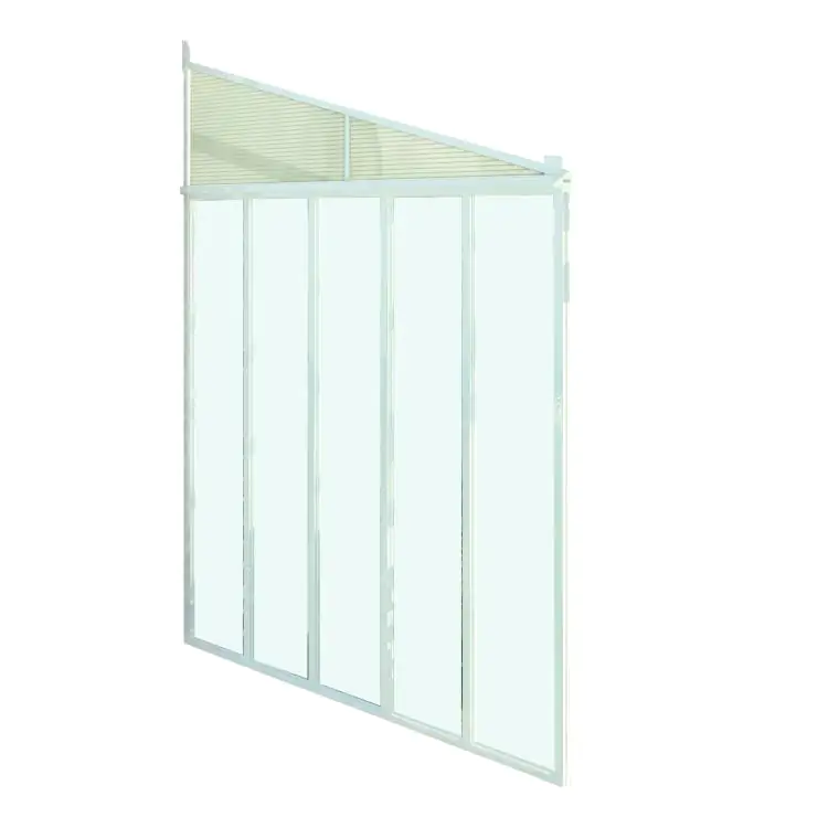 Canopia Seitenwand für Terrassendach weiß 400 cm