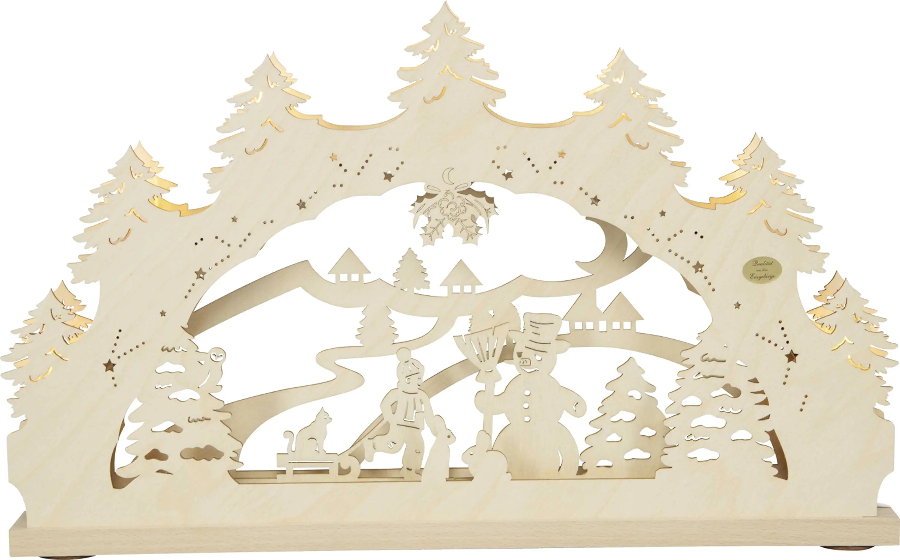 Saico Lichterbogen 3D Winterwald 52 x 32 x 4,5 cm