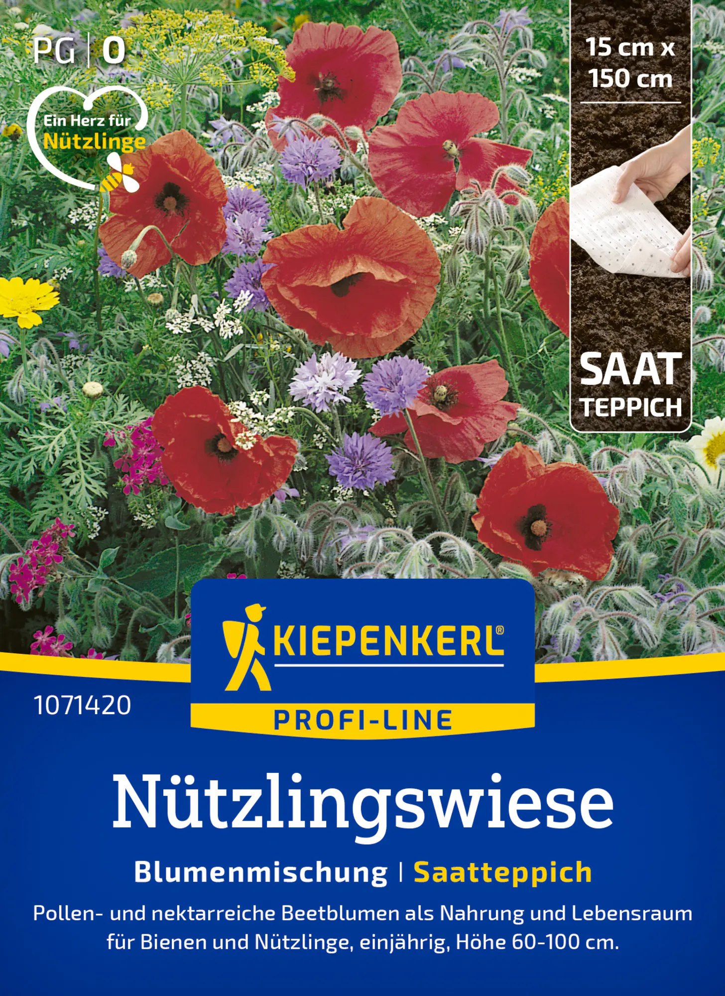 Kiepenkerl Saatgut Profi-Line Blumen-Mischung für ca. 15 x 150 cm