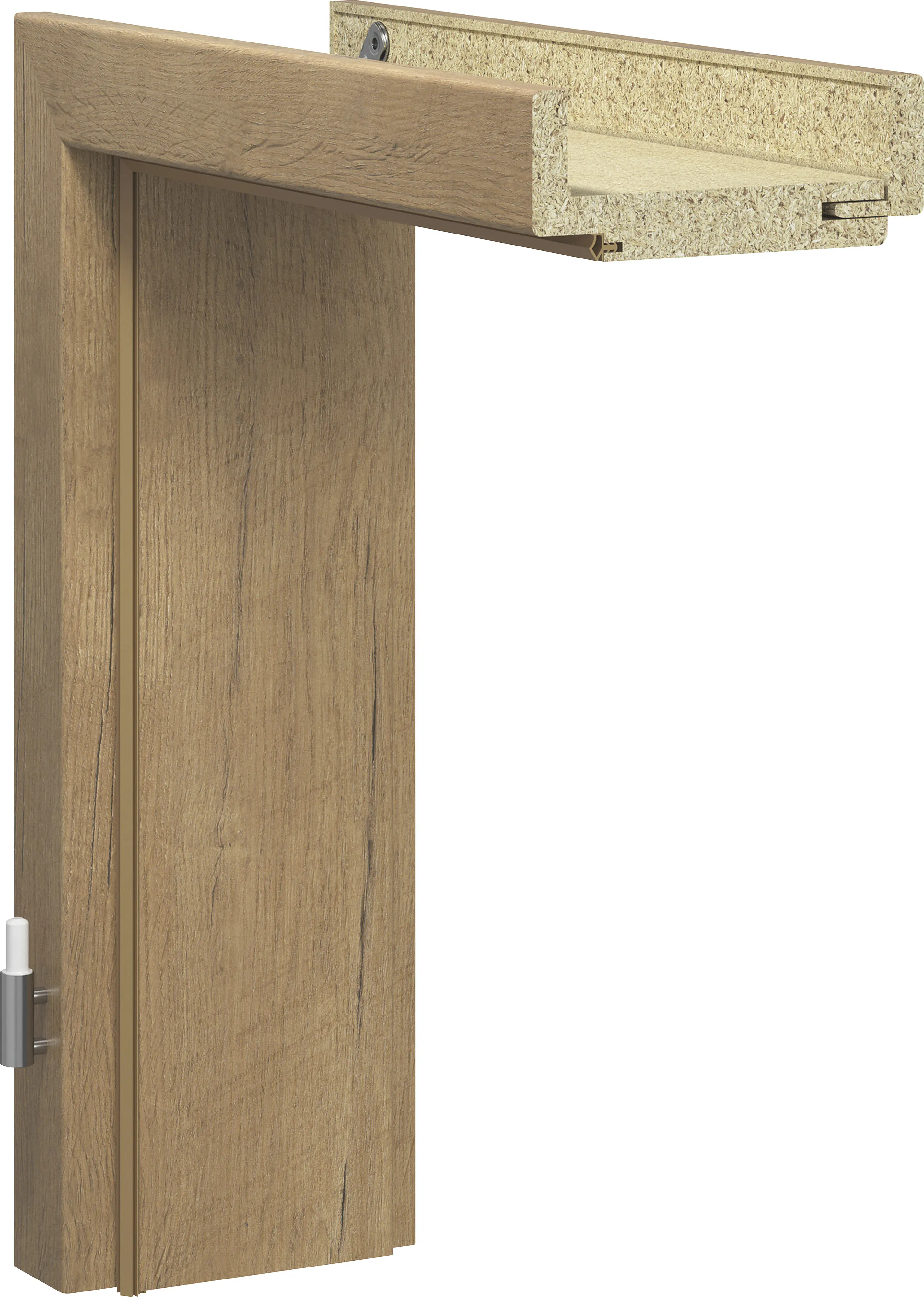 GetaDoor Zarge CPL Artis Eiche 61,0 cm DIN rechts