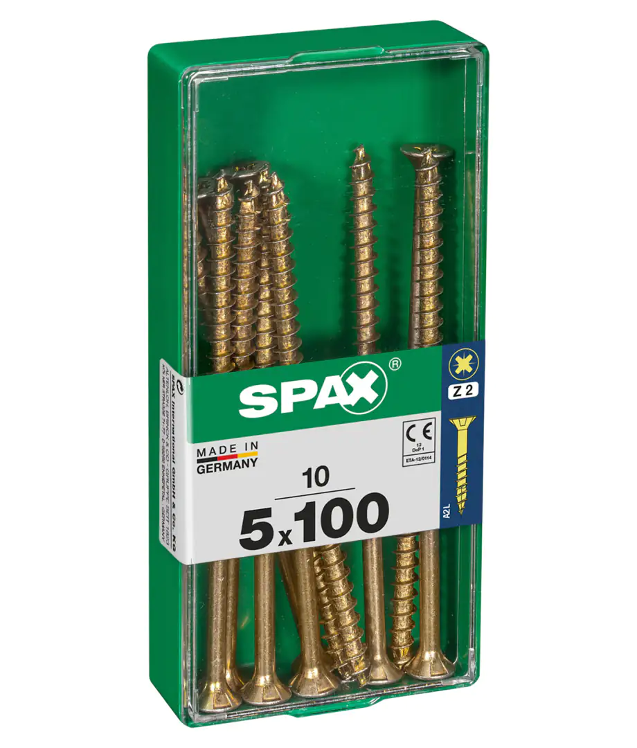 Spax Universalschrauben 5.0 x 100 mm PZ 2 - 10 Stk.