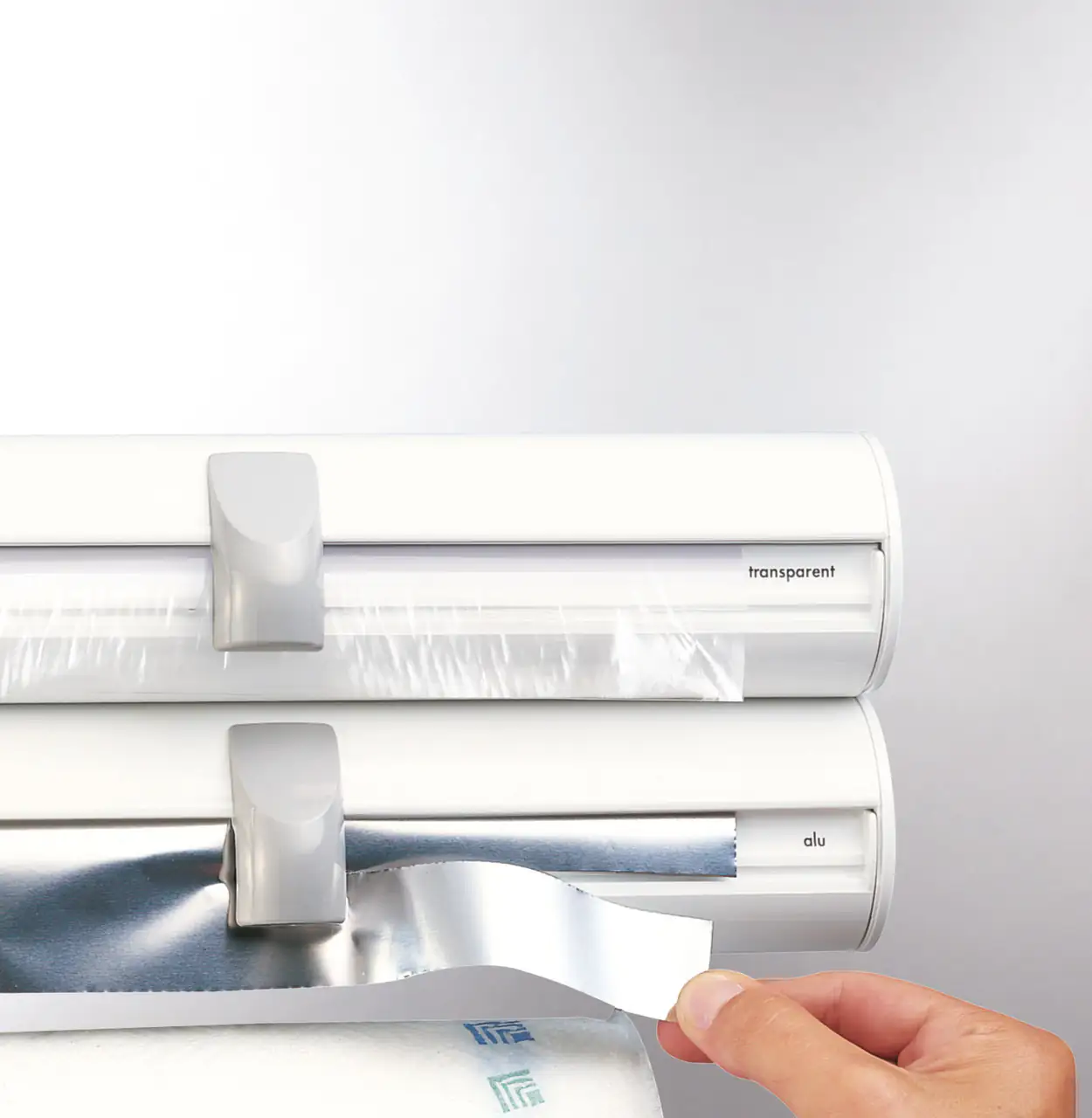 Leifheit Wandrollenhalter Rolly Mobil ComfortLine für 3 Rollen