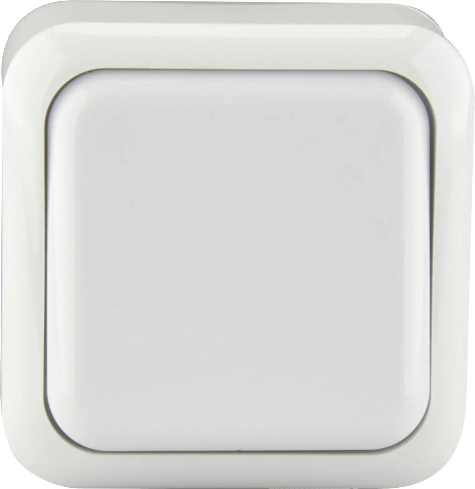 Unitec Taster Aufputz weiß, Serie Standard