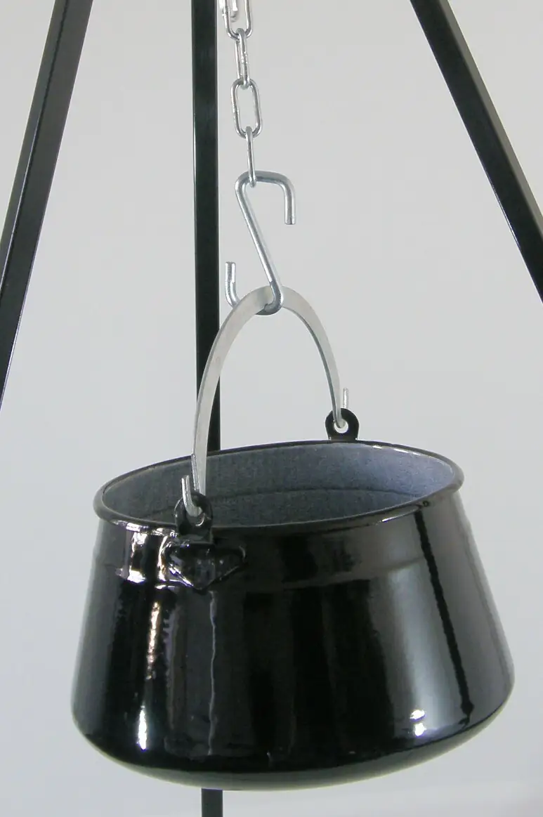 Su-Deco Gulaschkessel rustikal 20 Liter schwarz / granit Su-Deco Gulaschkessel rustikal 20 Liter schwarz / granit
