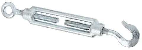 Alberts Spannschloss Ø 8 mm 16,5 cm mit Haken und Öse verzinkt