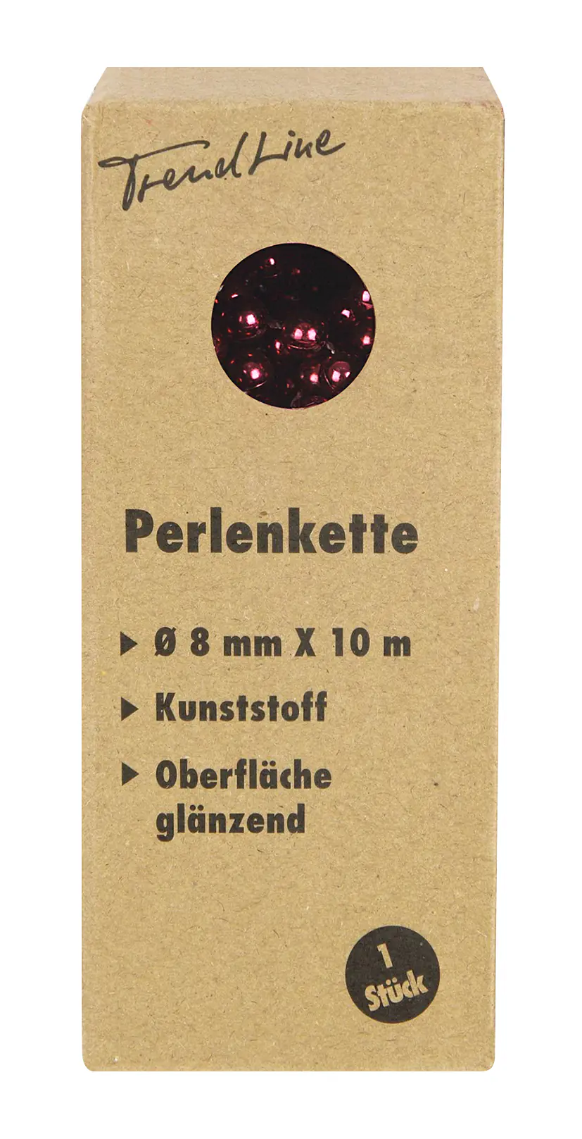 TrendLine Perlenkette bruchfest, langlebig 10 m magnolienrosa