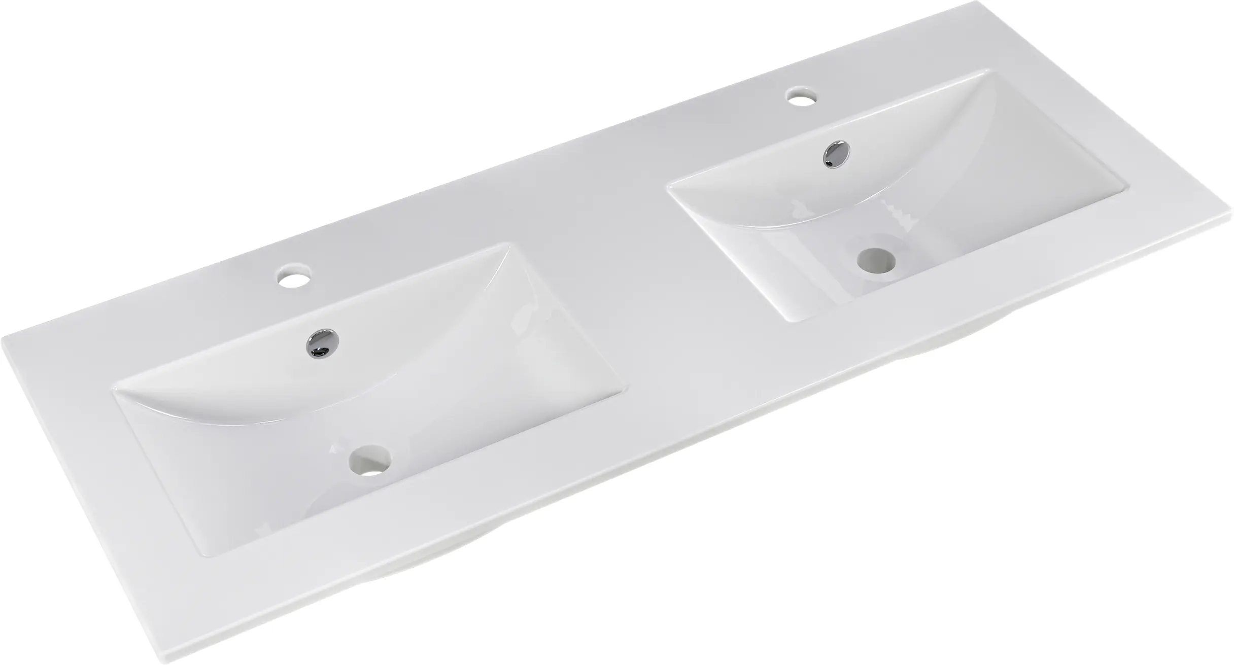 Primaster Keramikwaschbecken 121 cm Düsseldorf weiß