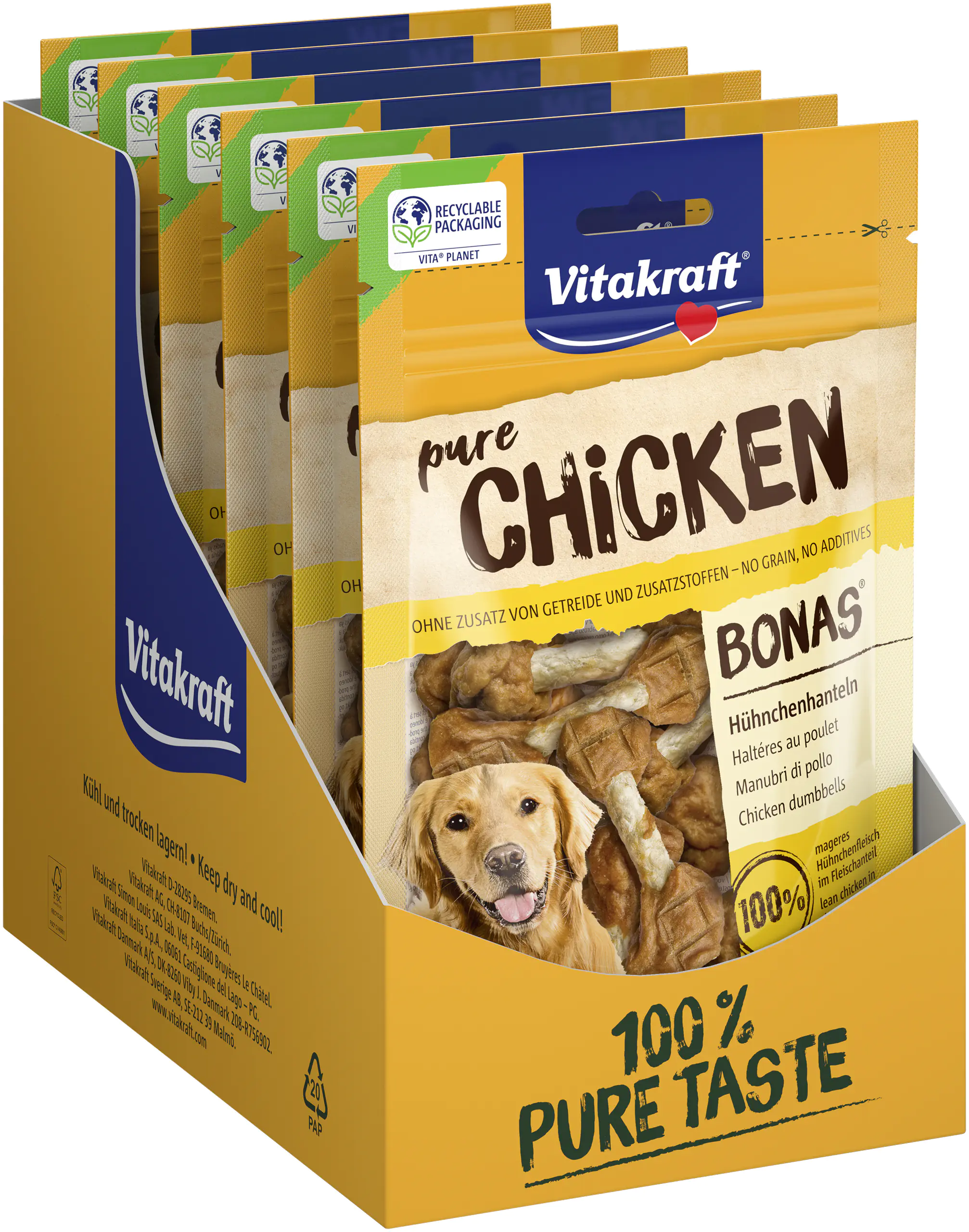 Vitakraft CHICKEN Hühnchenhanteln 80 g Vitakraft CHICKEN Hühnchenhanteln 80 g
