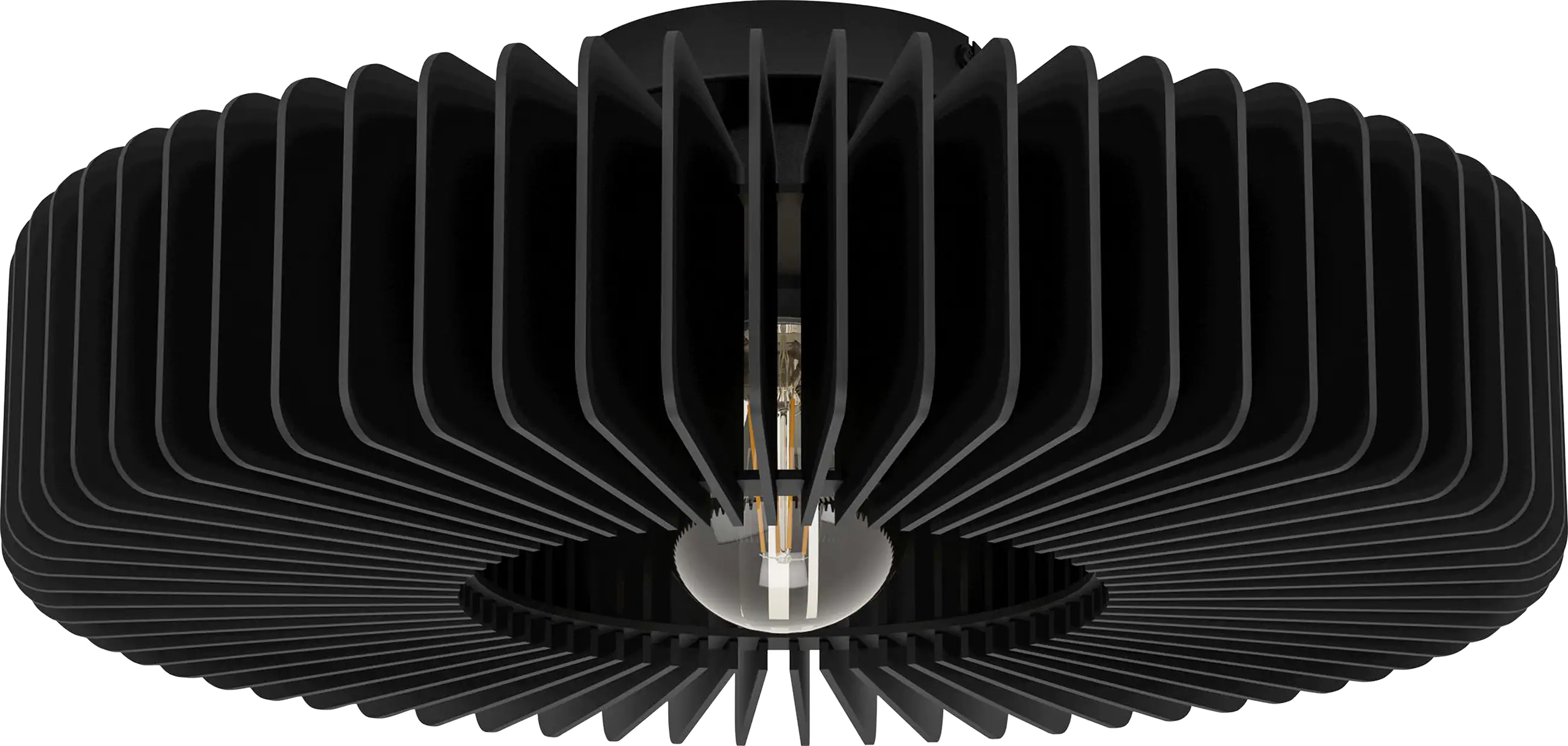 Eglo Deckenleuchte Palombaia schwarz Ø 50 cm