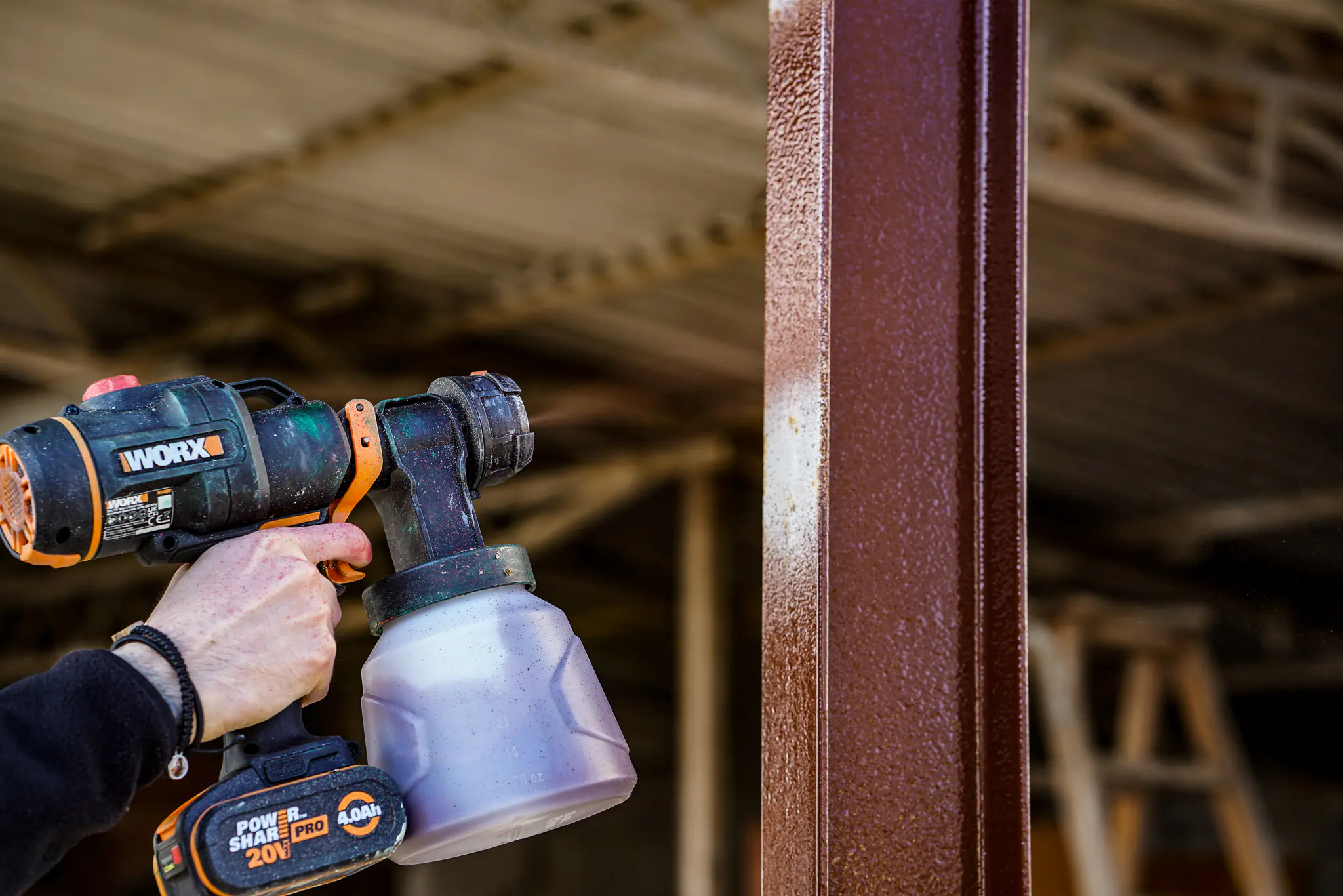 Worx NITRO Akku-Farbsprühgerät WX020.9 20 V Solo Worx NITRO Akku-Farbsprühgerät WX020.9 20 V Solo