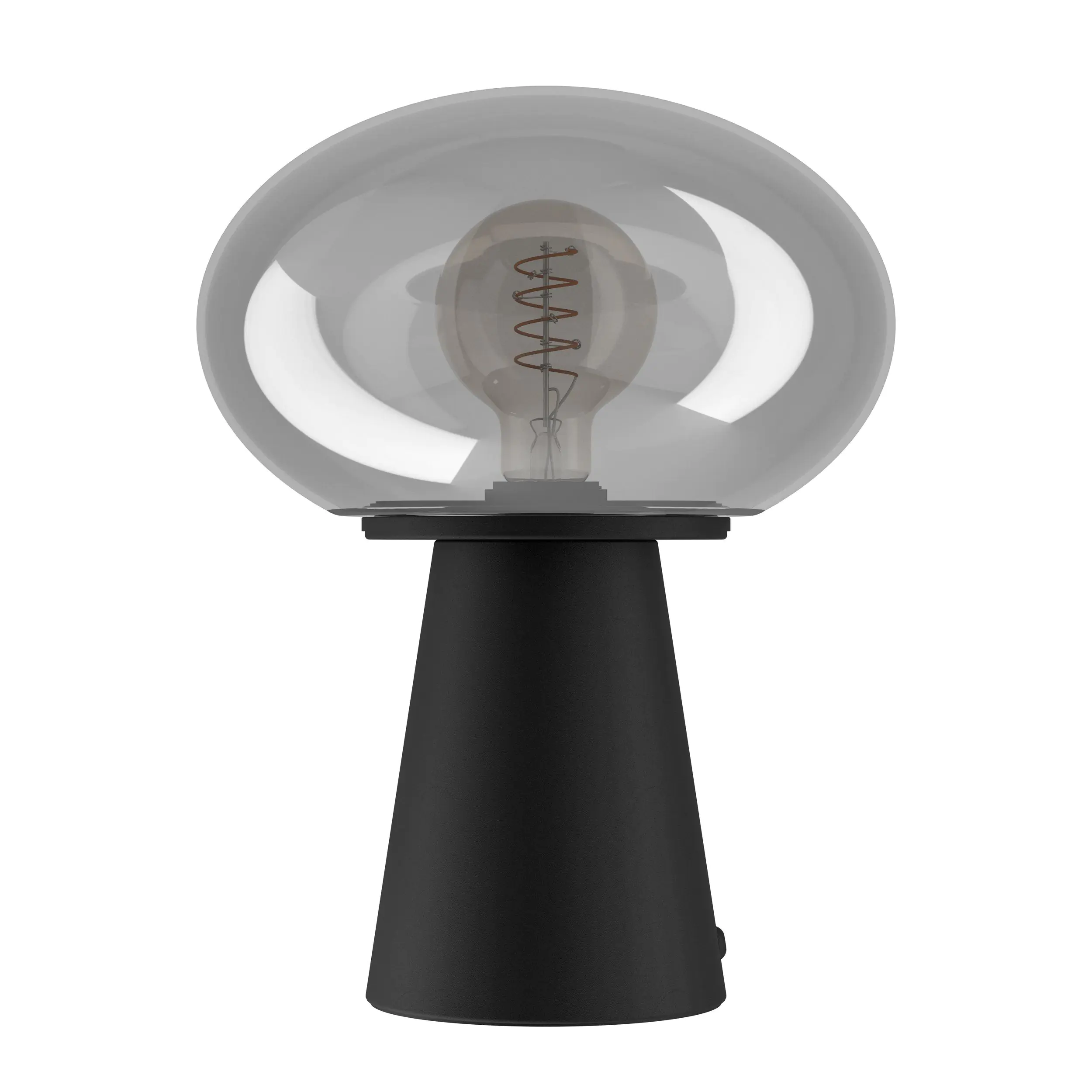 Eglo Tischleuchte Madonnina schwarz-grau Ø 25 cm